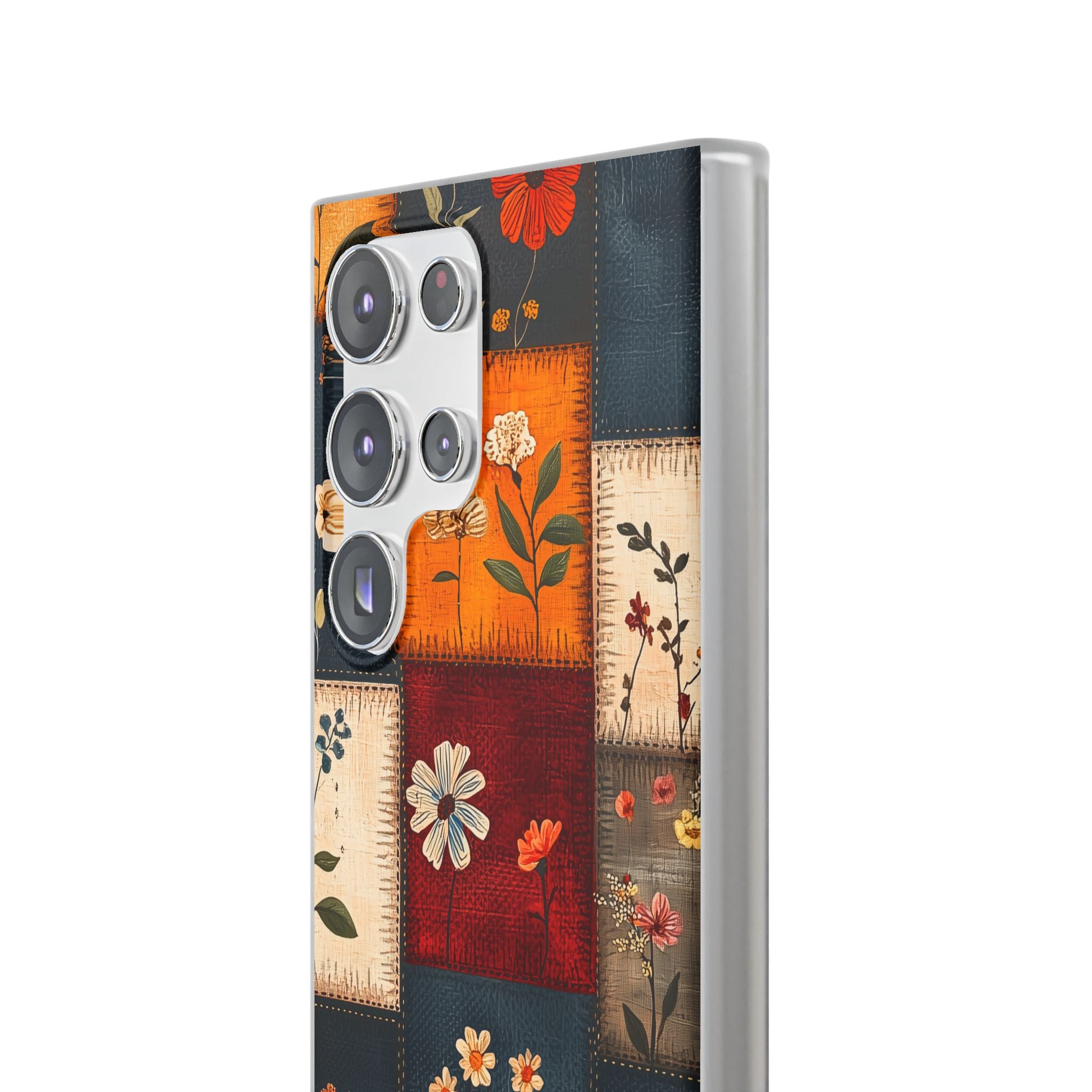 Patchwork Blooms Samsung S23 Ultra Case - Soft