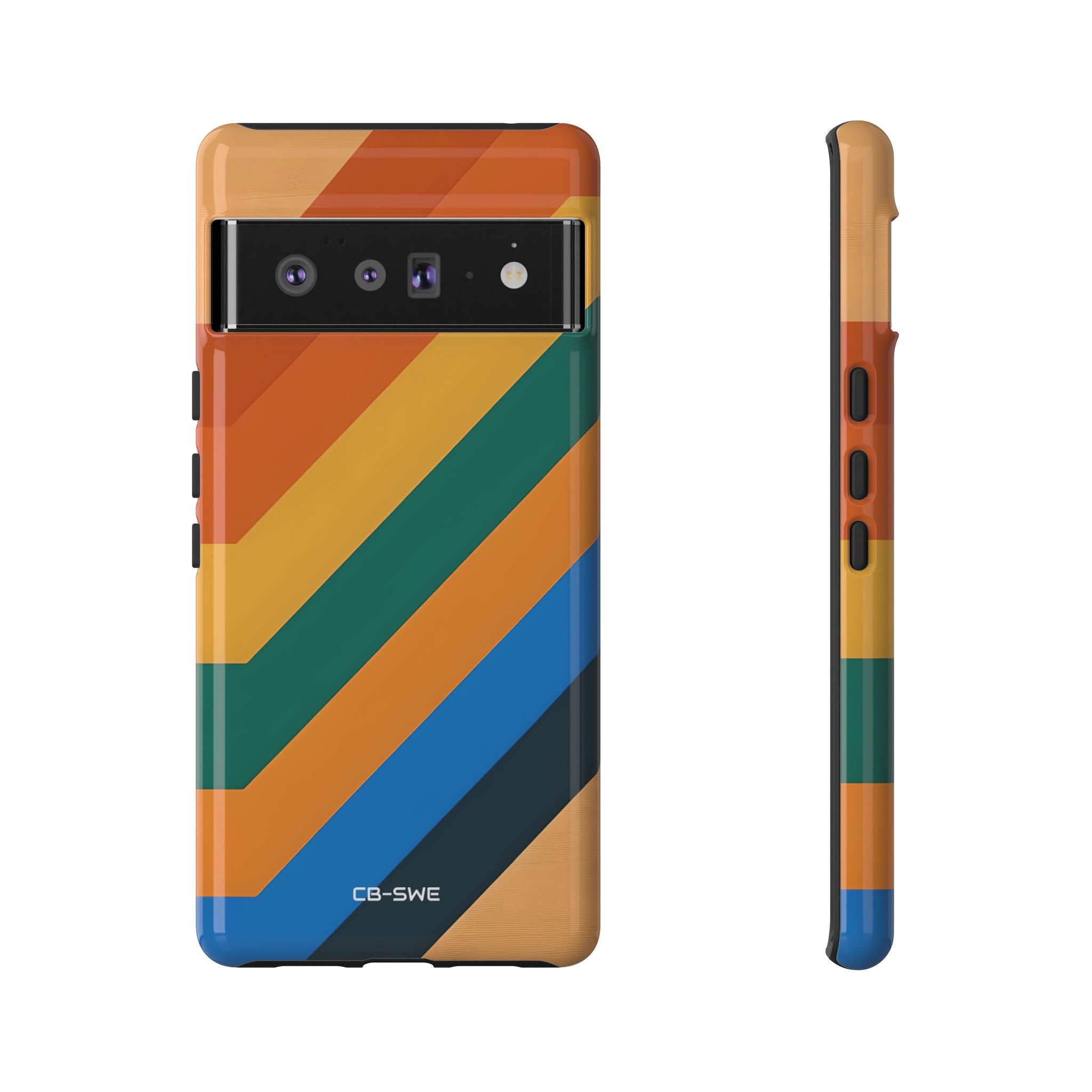 Vibrant Geometric Harmony - Google Pixel Case
