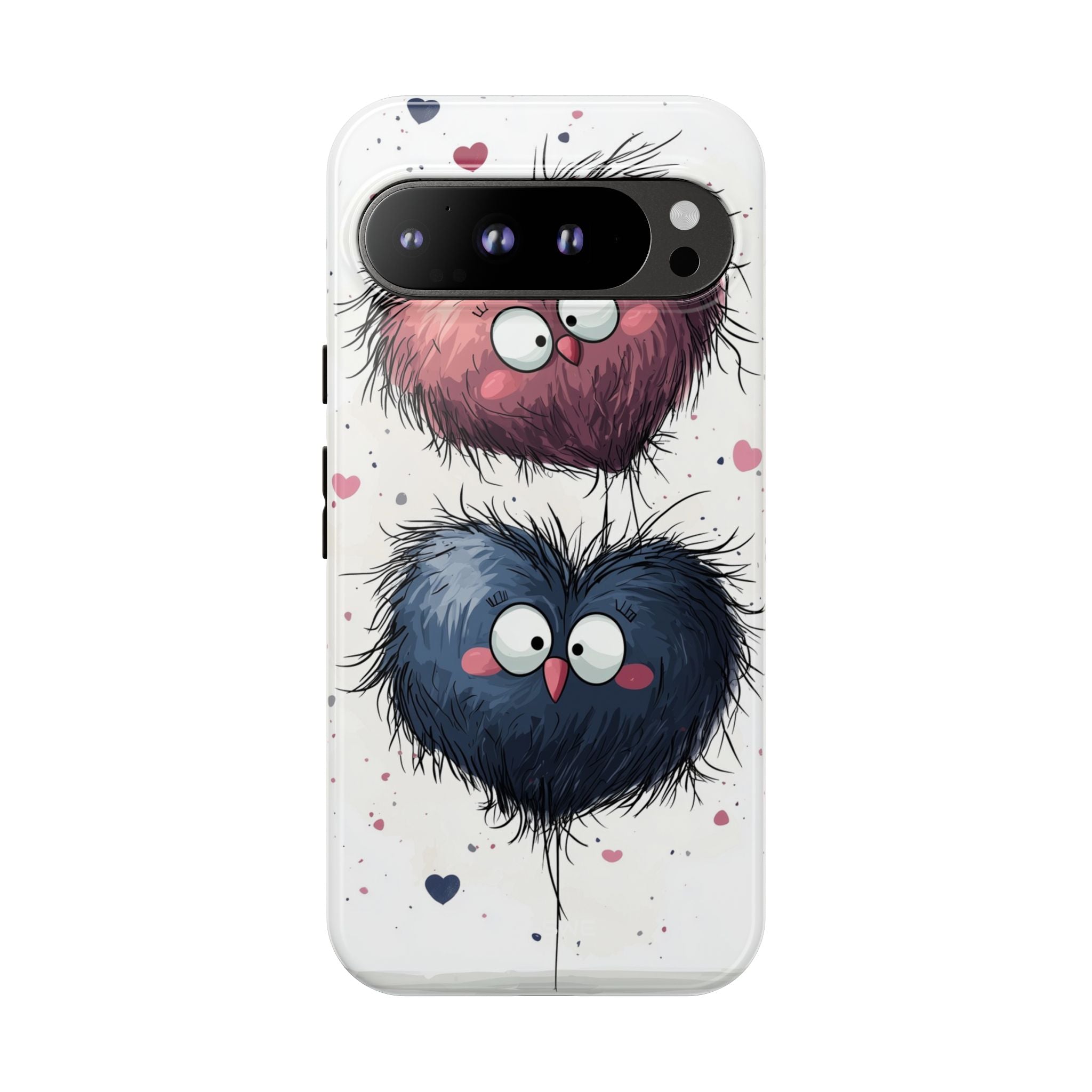 Fluffy Hearts Embrace - Google Pixel Case