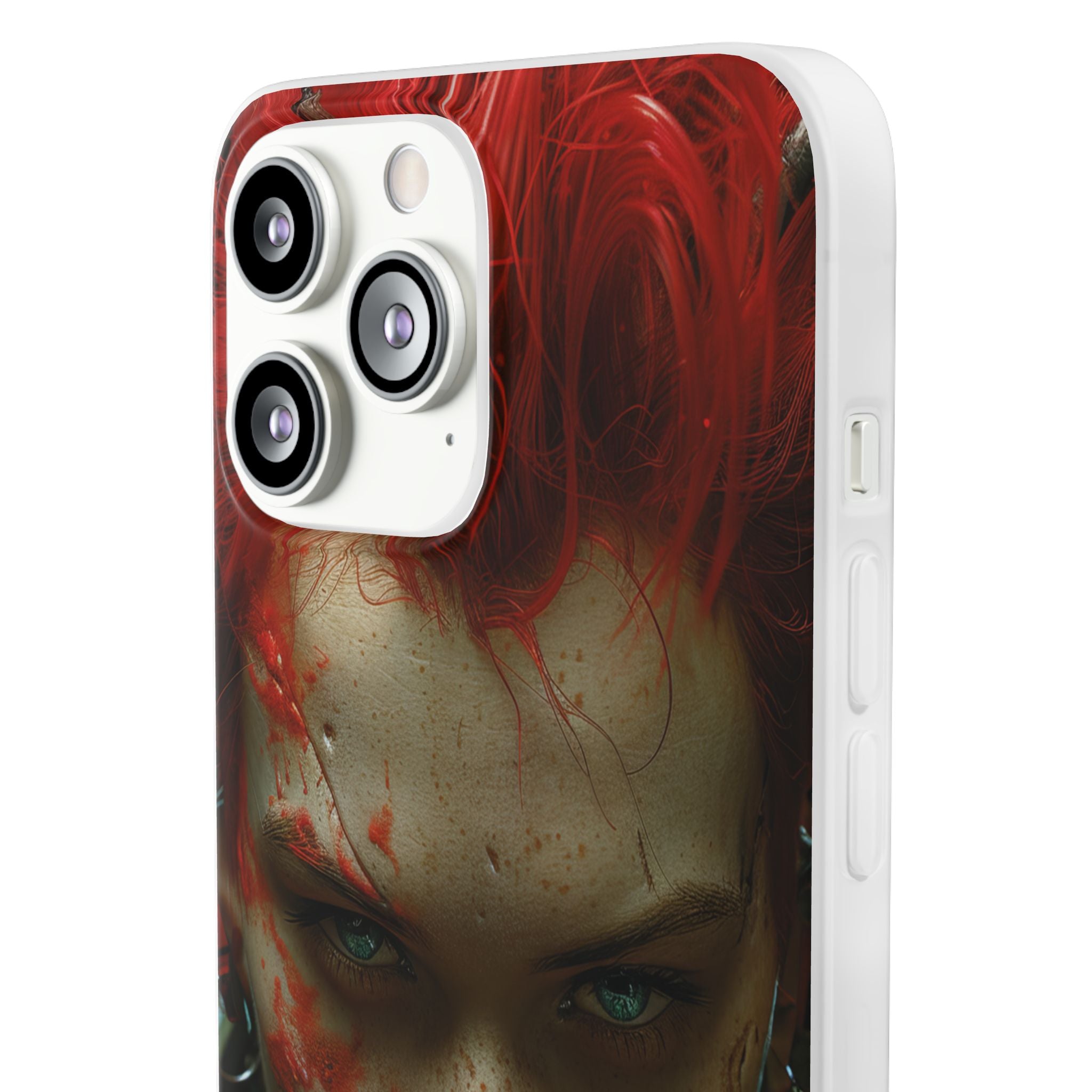 Red Spike Gaze iPhone 13 Pro Max - Soft