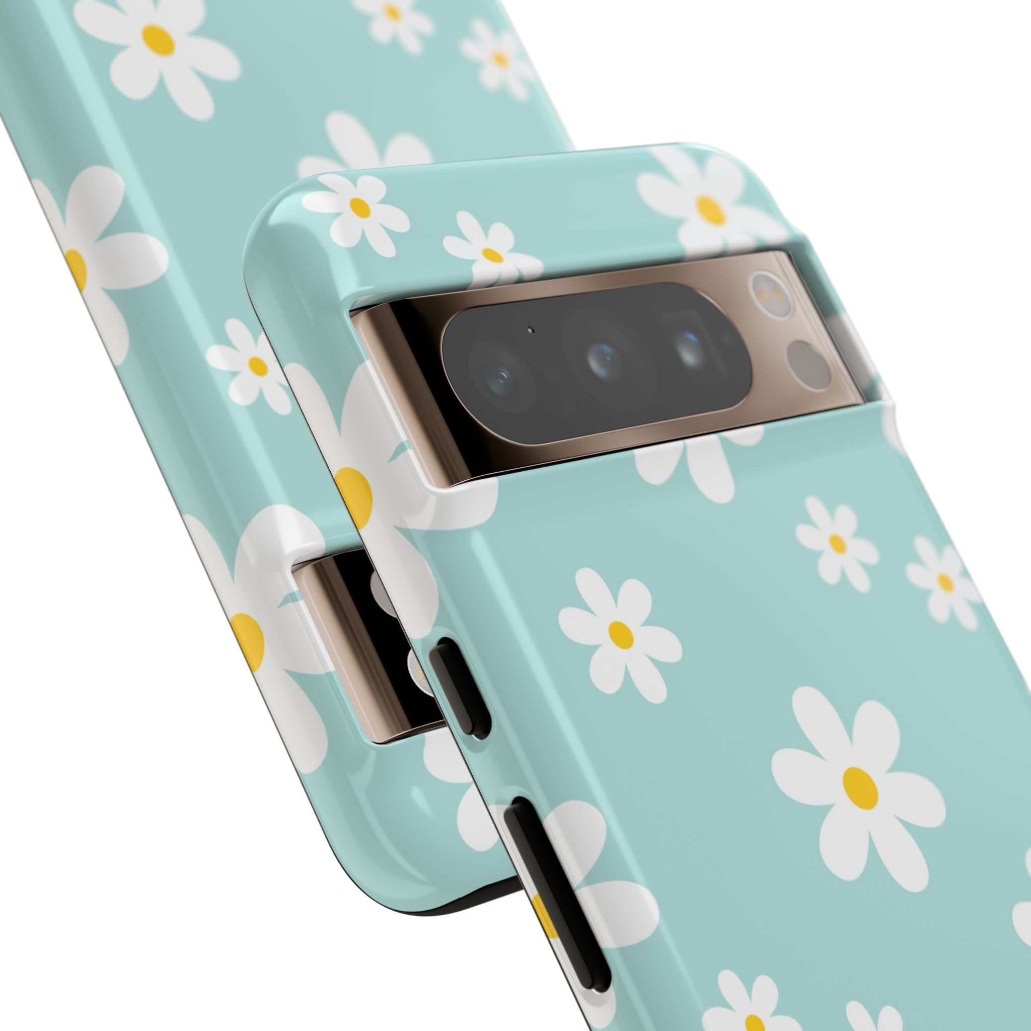 Daisies On Blue - Google Pixel Case