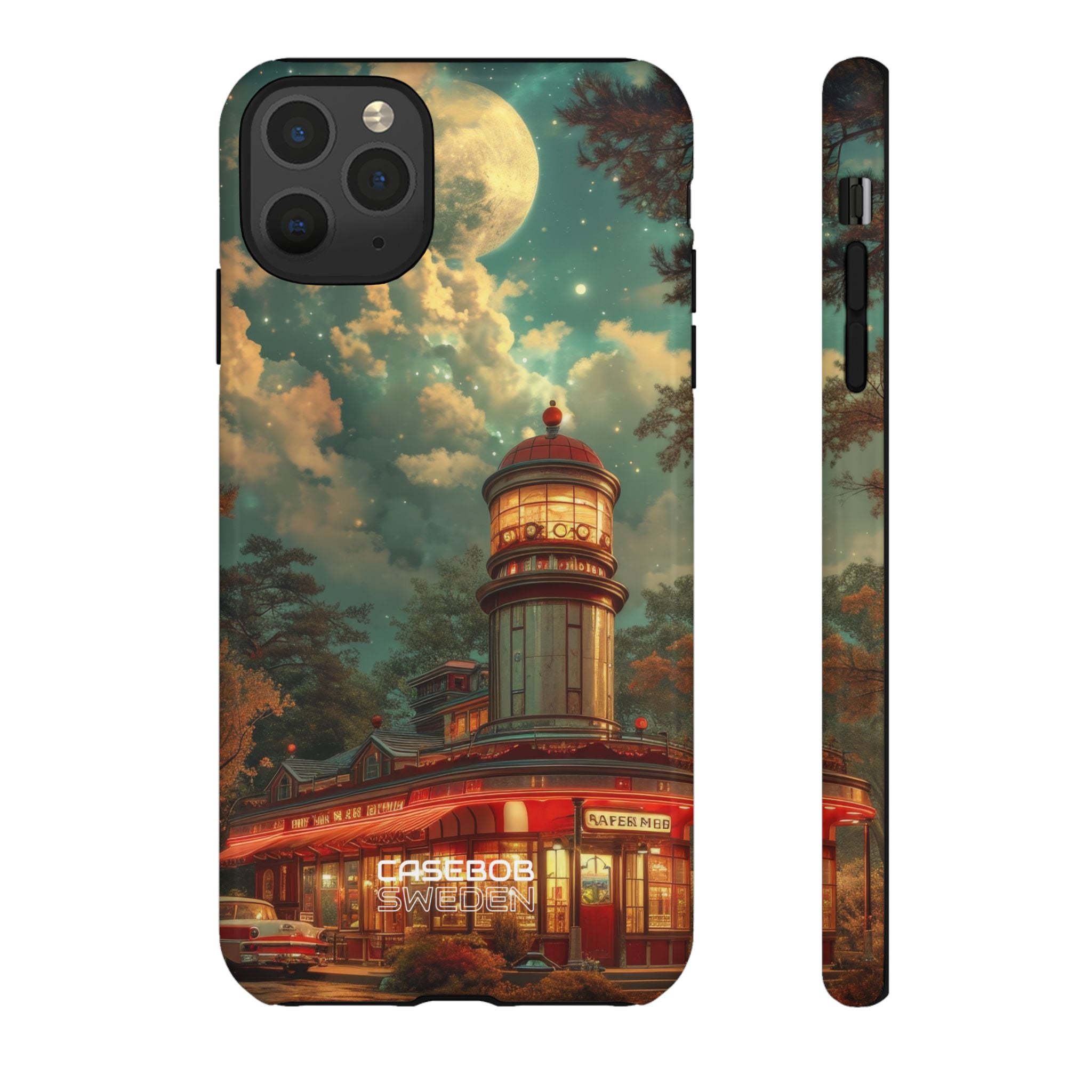 Retro Moonlight Cafe iPhone 11 - Tough