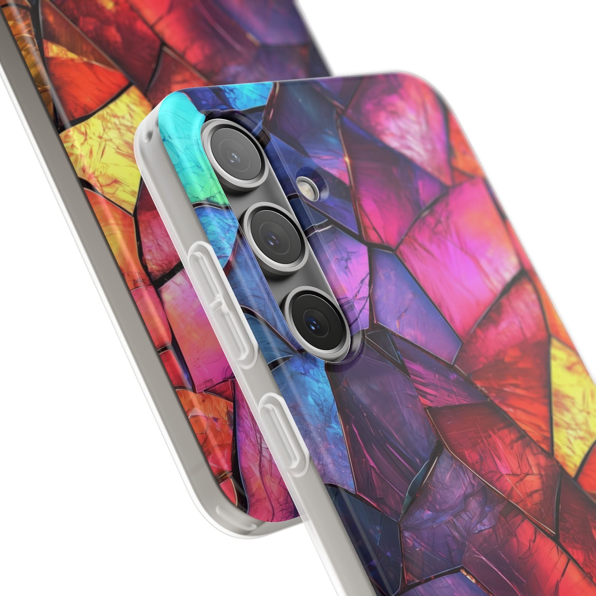 Cracked Prism Samsung S24 Plus Case - Soft