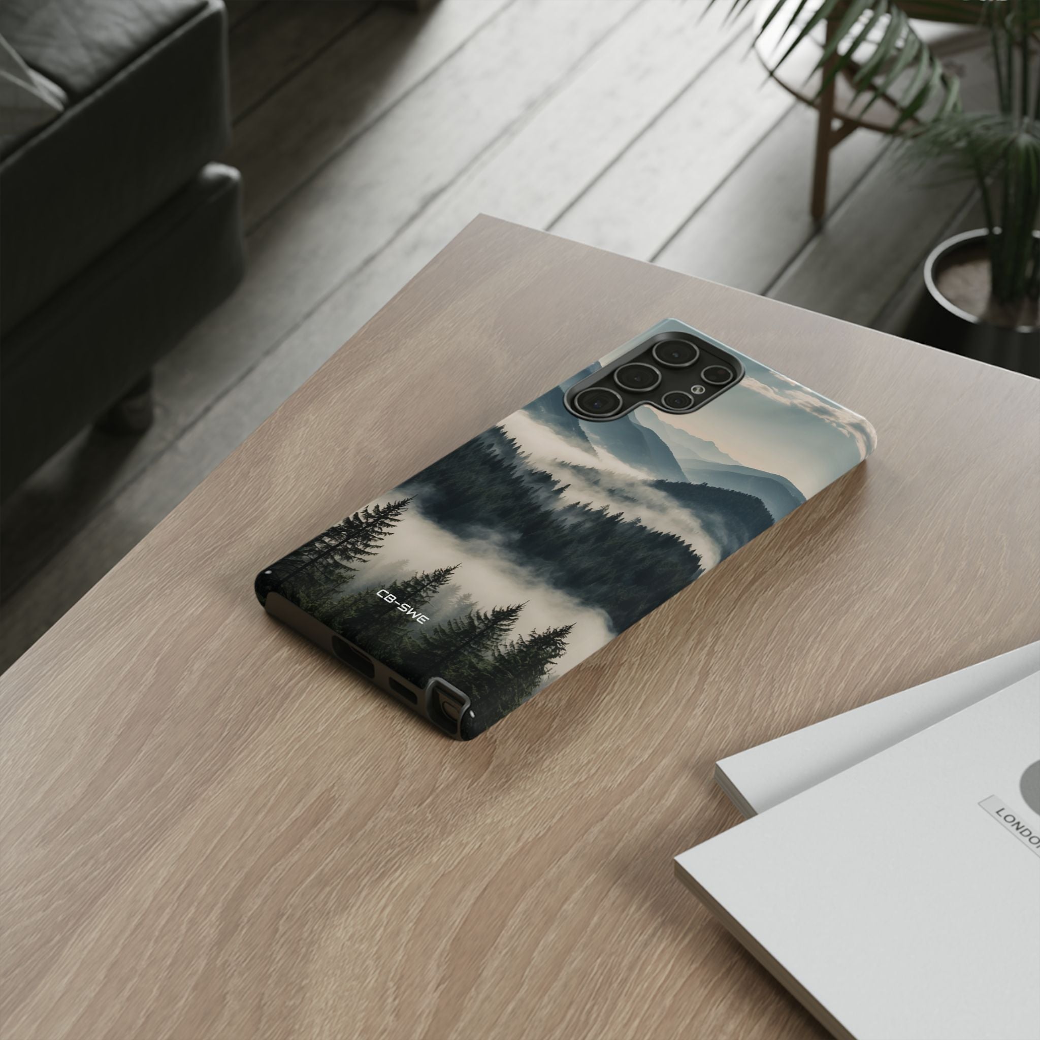 Misty Forest Embrace - Samsung Case