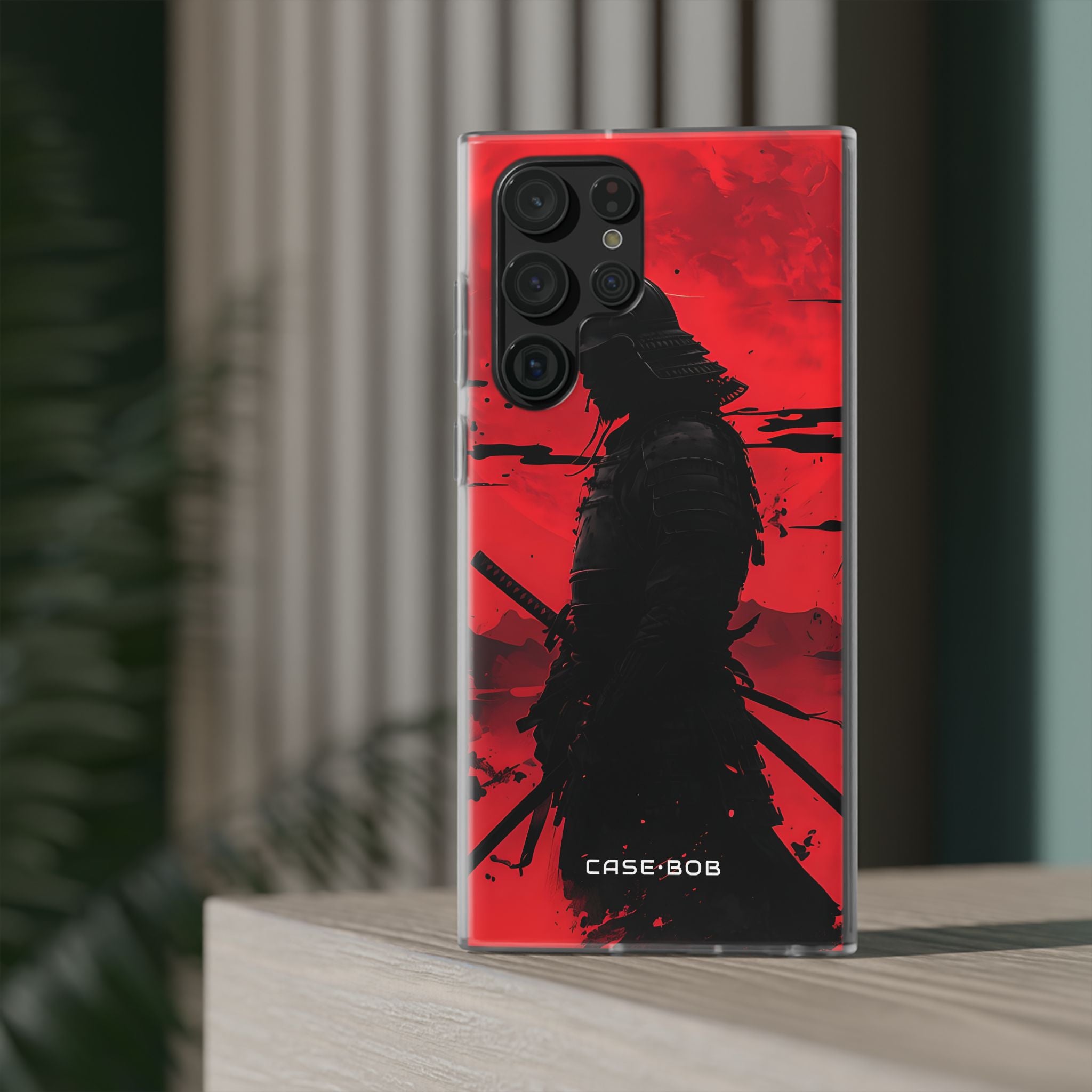 Crimson Samurai Samsung S22 Ultra Case - Soft