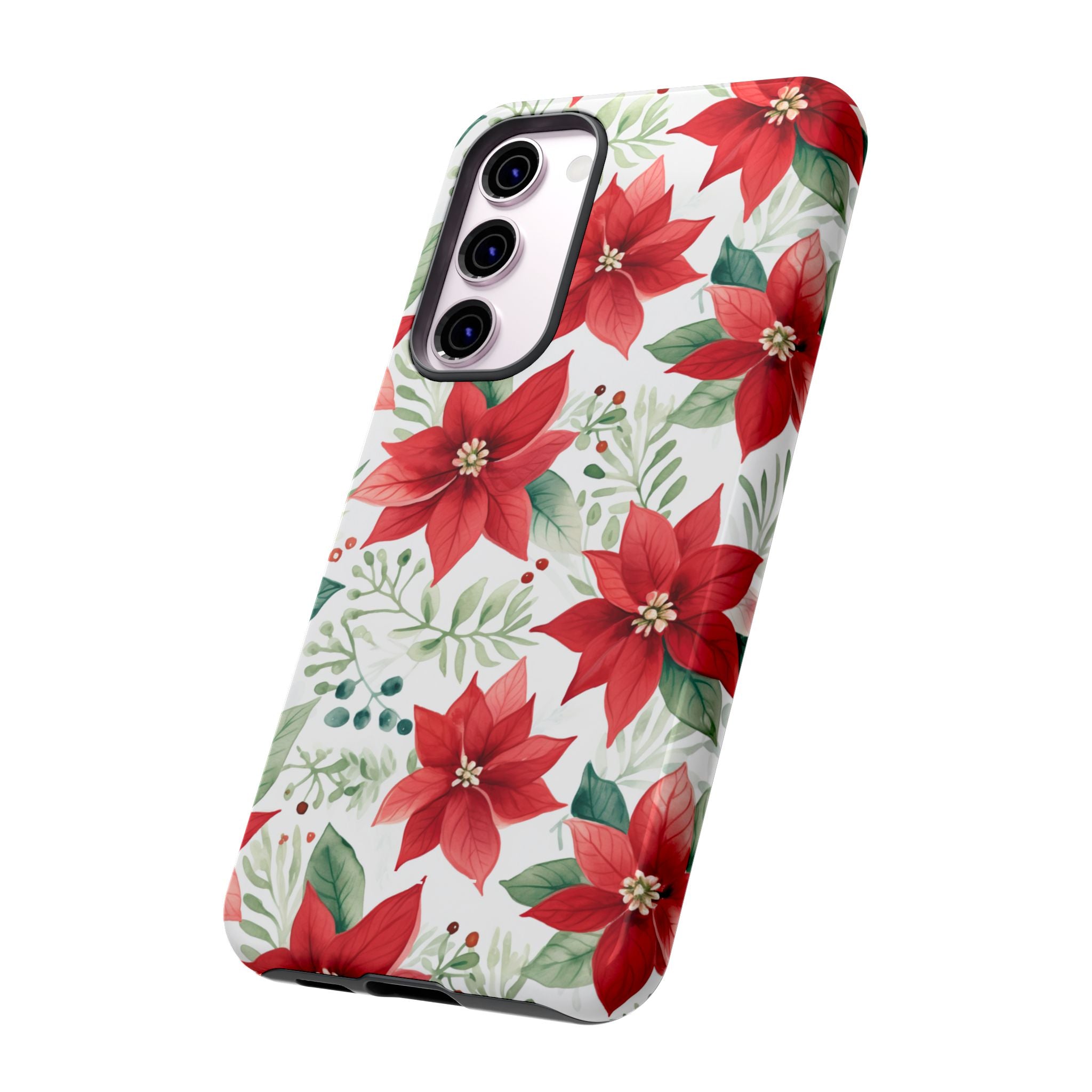 Poinsettias Bloom Bright - Samsung Case