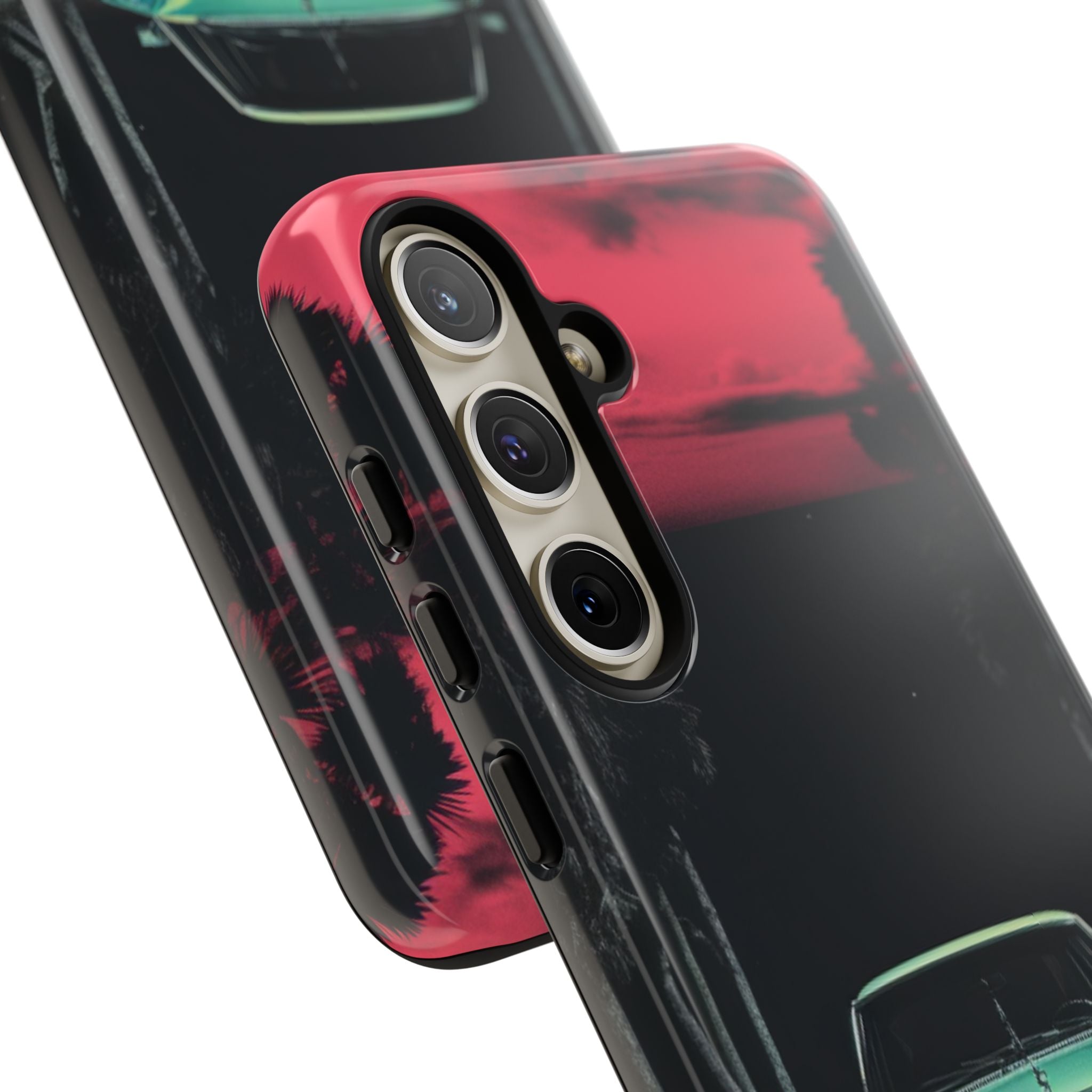 Retro Futuristic Nightscape - Samsung Case