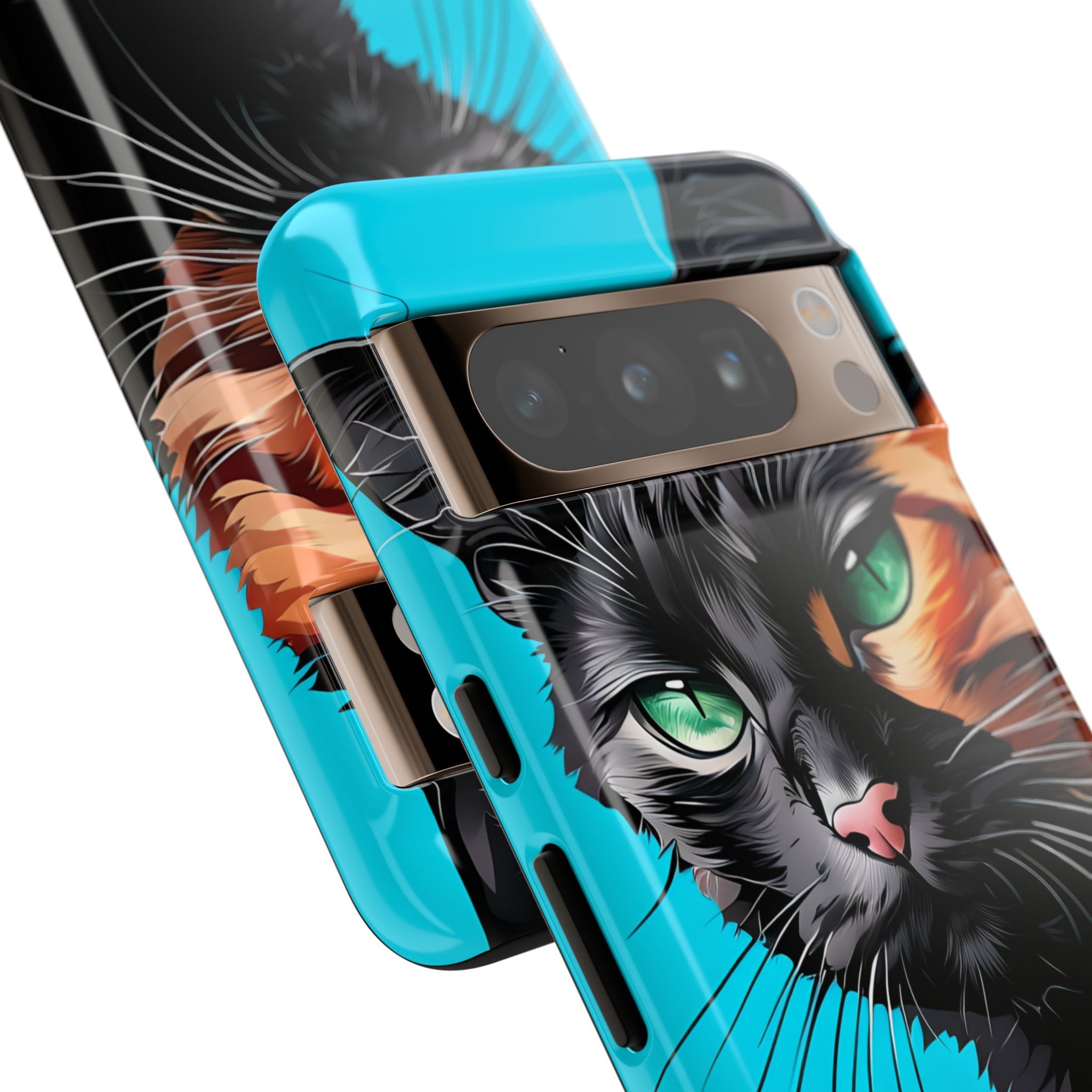 Curious Cat Stare - Google Pixel Case