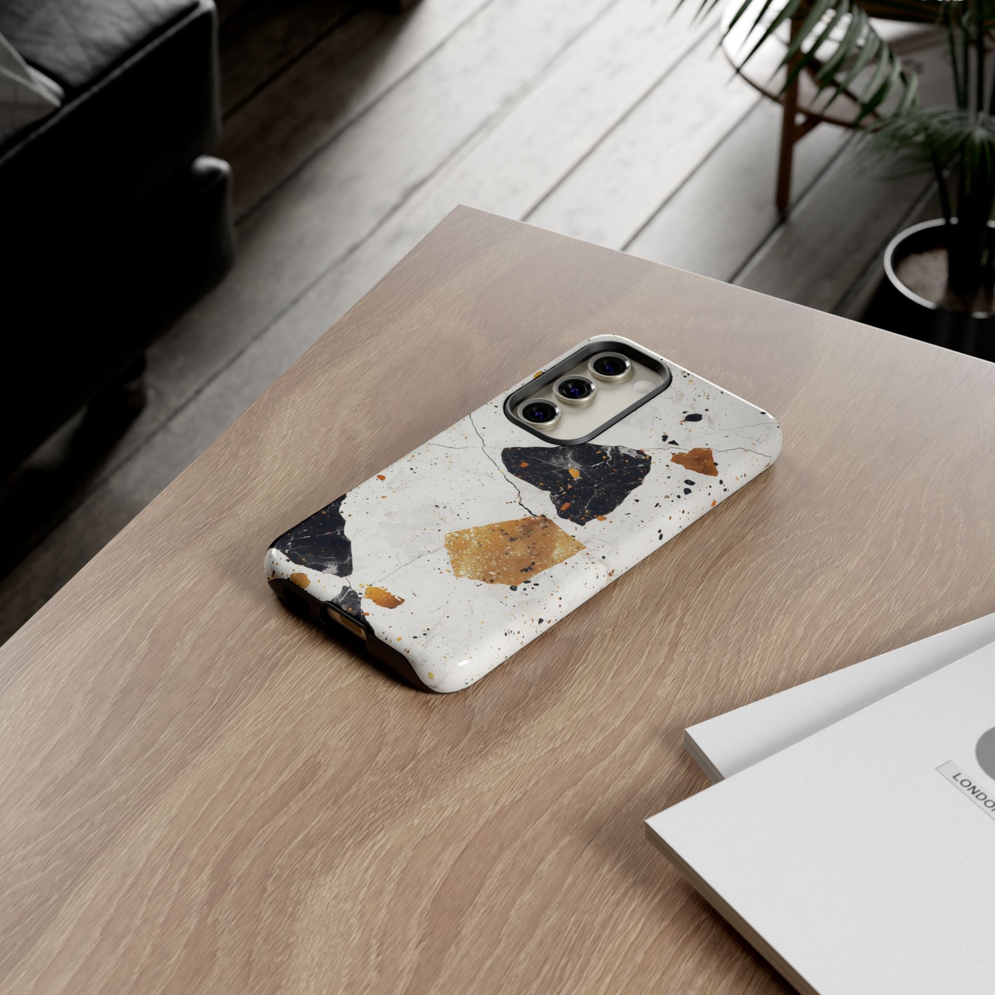 Golden Shapes Dance - Samsung Case