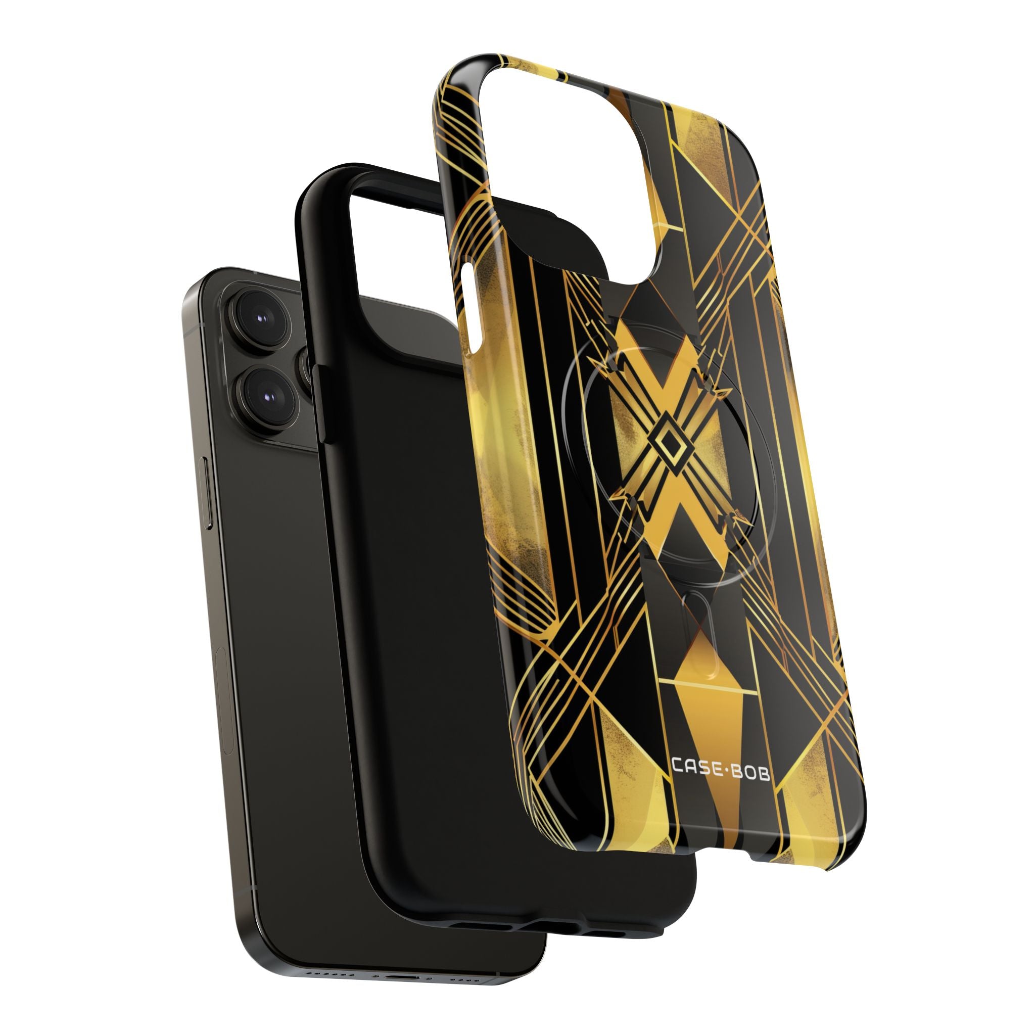 Golden Diamond Radiance iPhone 14 Pro Max Case - Tough+