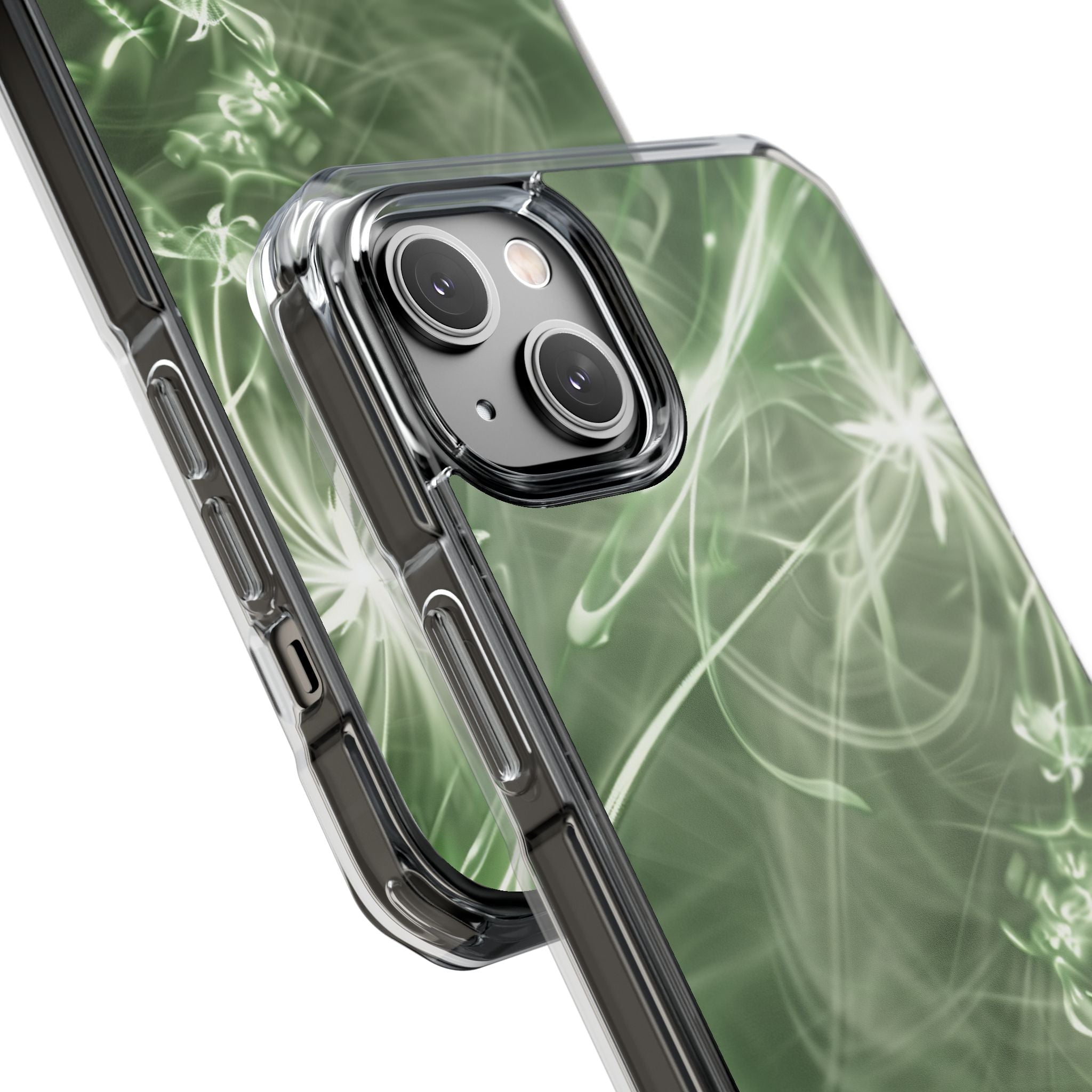 Green Spirit Flow iPhone 14 - Impact Clear+