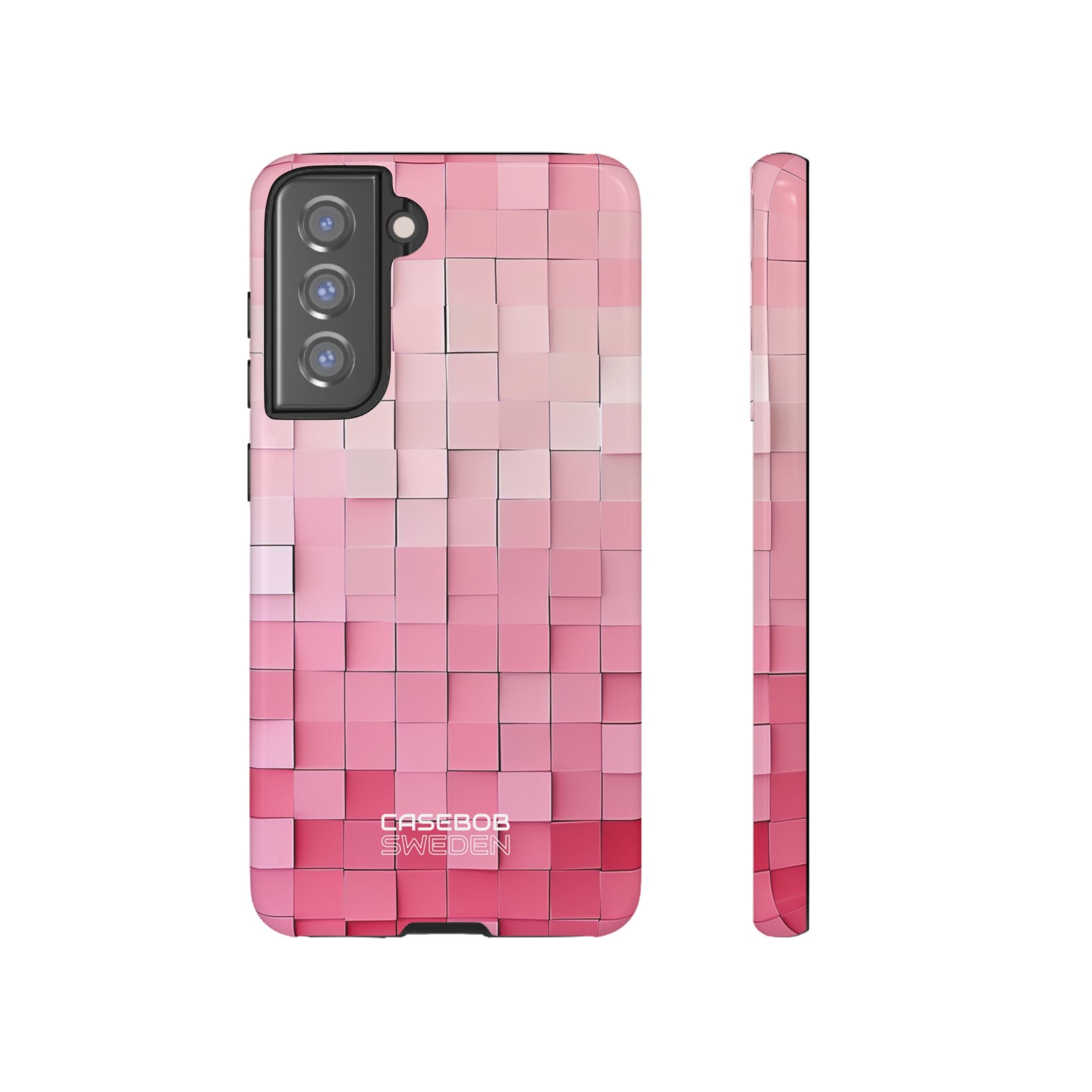 Pink Mosaic Glow Samsung S21 - Tough