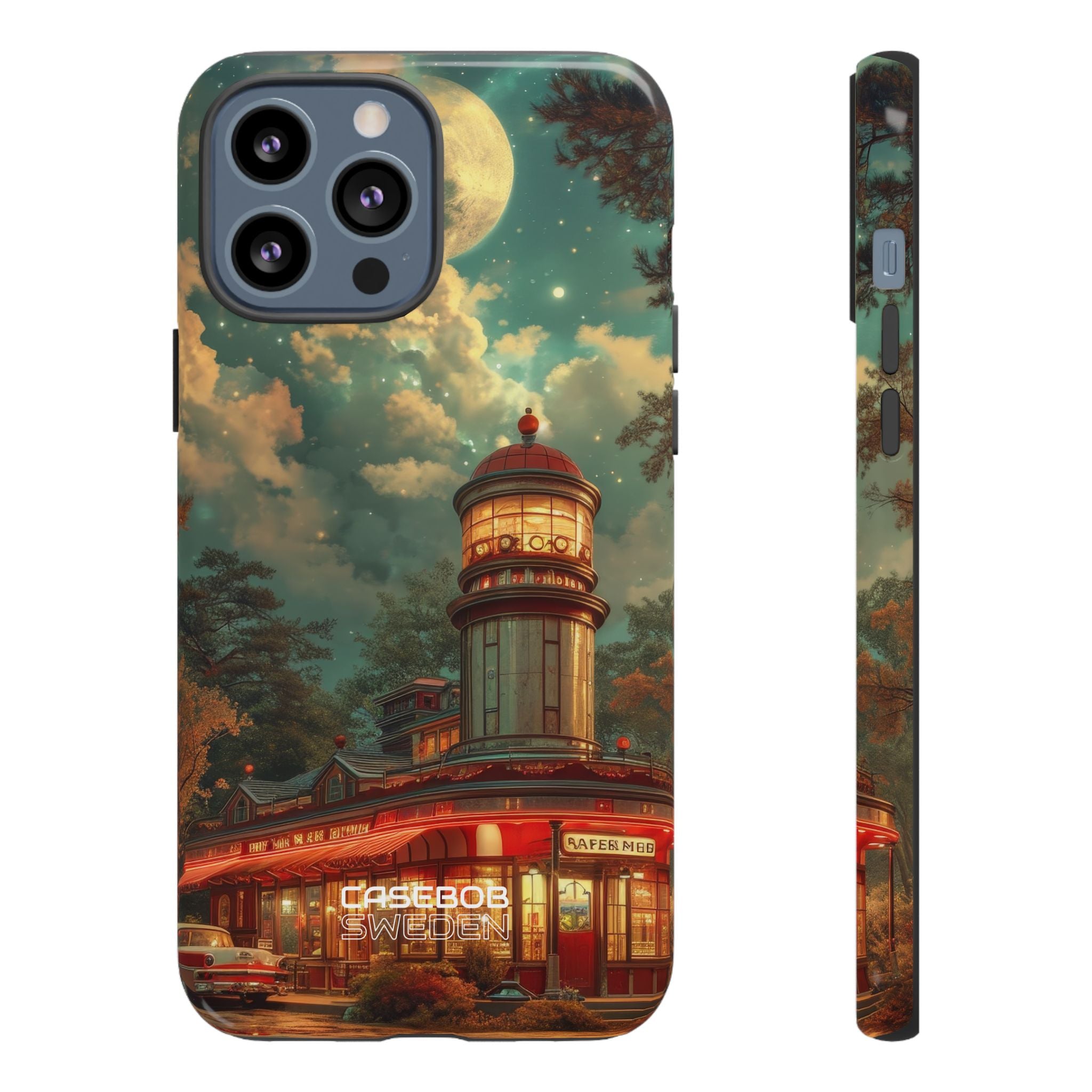 Retro Moonlight Cafe iPhone 13 - Tough