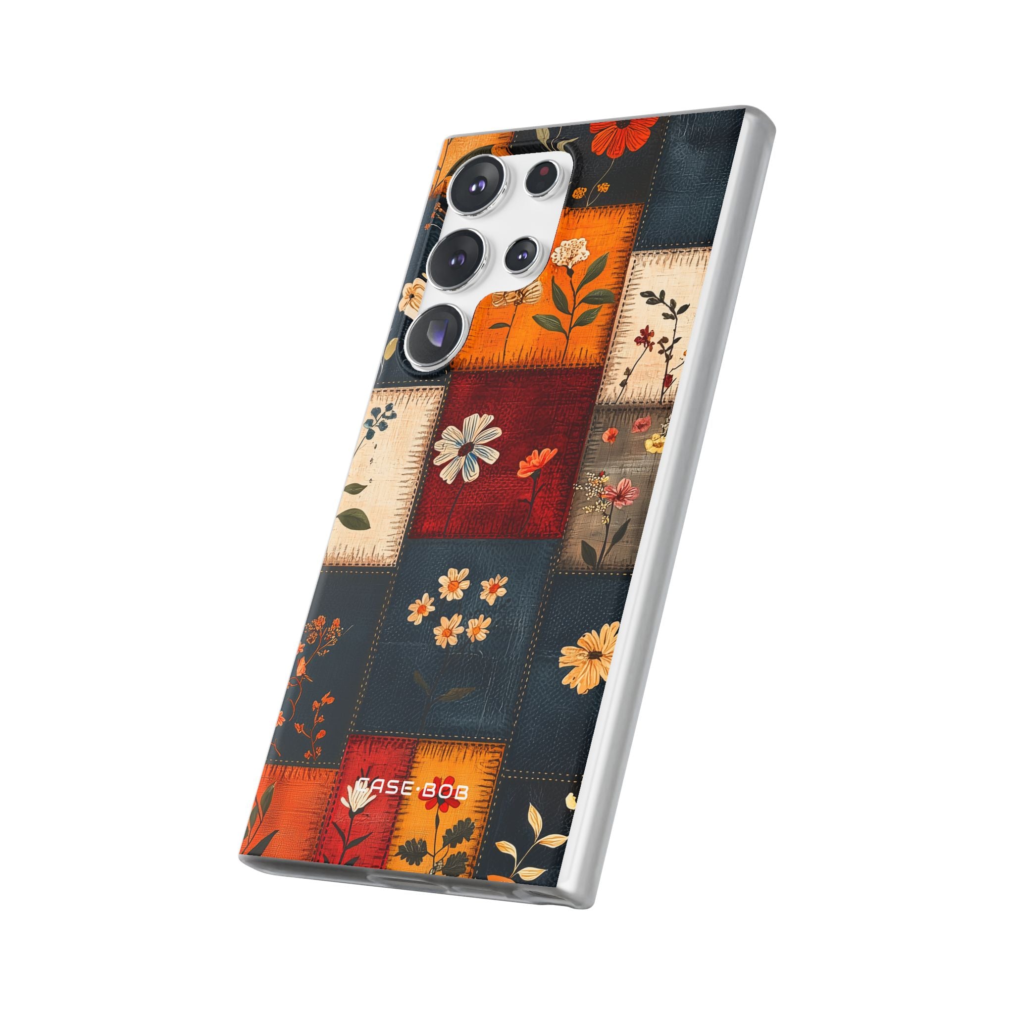 Patchwork Blooms Samsung S23 Ultra Case - Soft