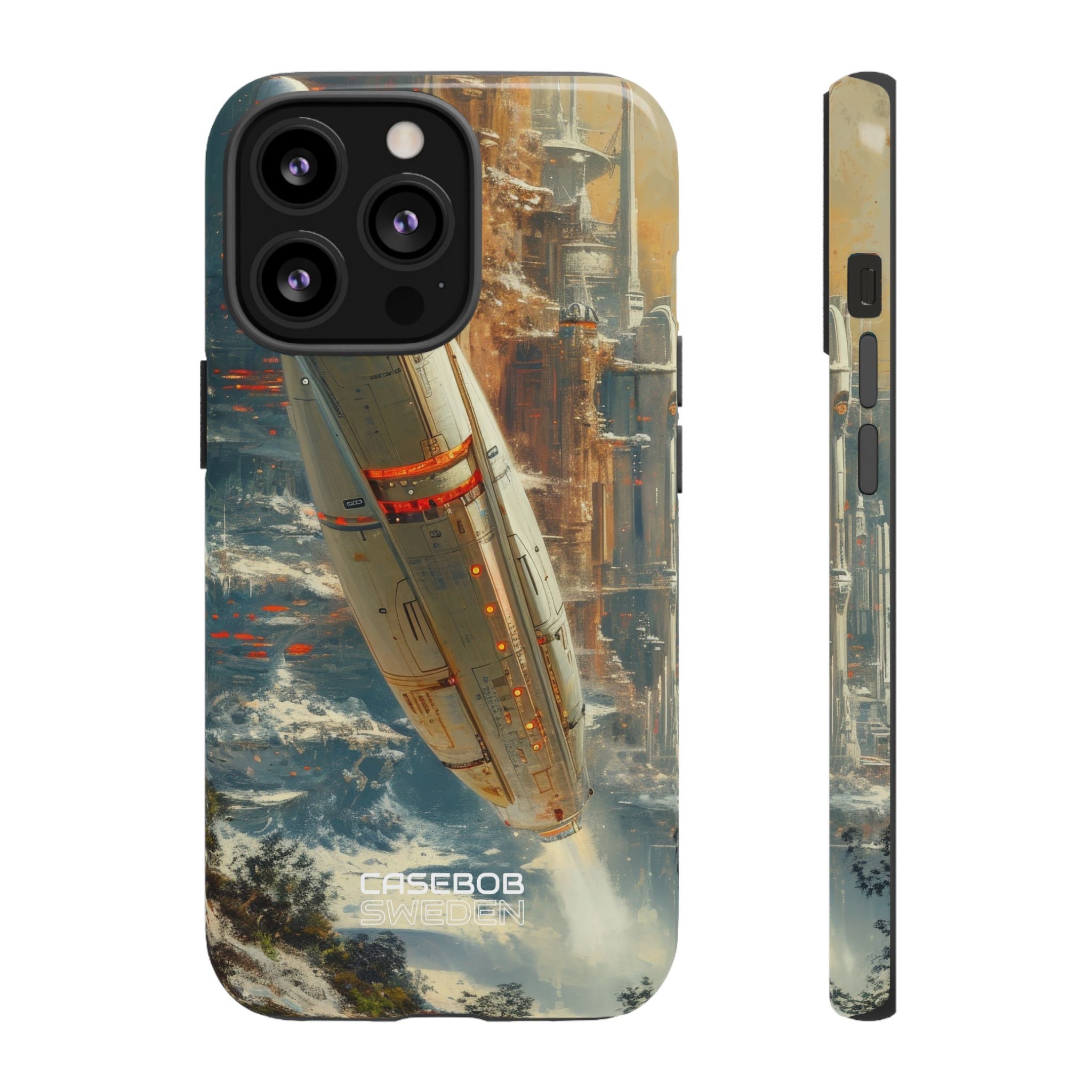 Futuristic Forest Voyage iPhone 13 - Tough