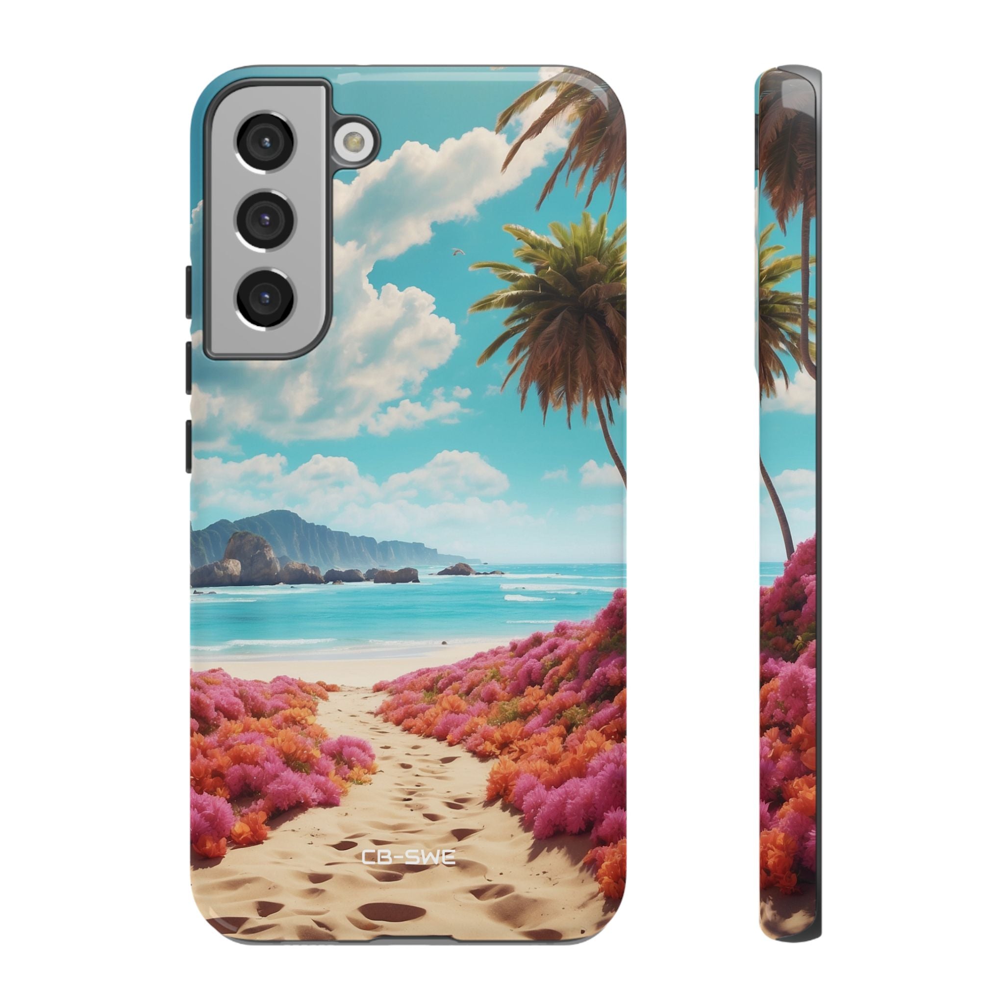 Tropical Flowers Frame - Samsung Case