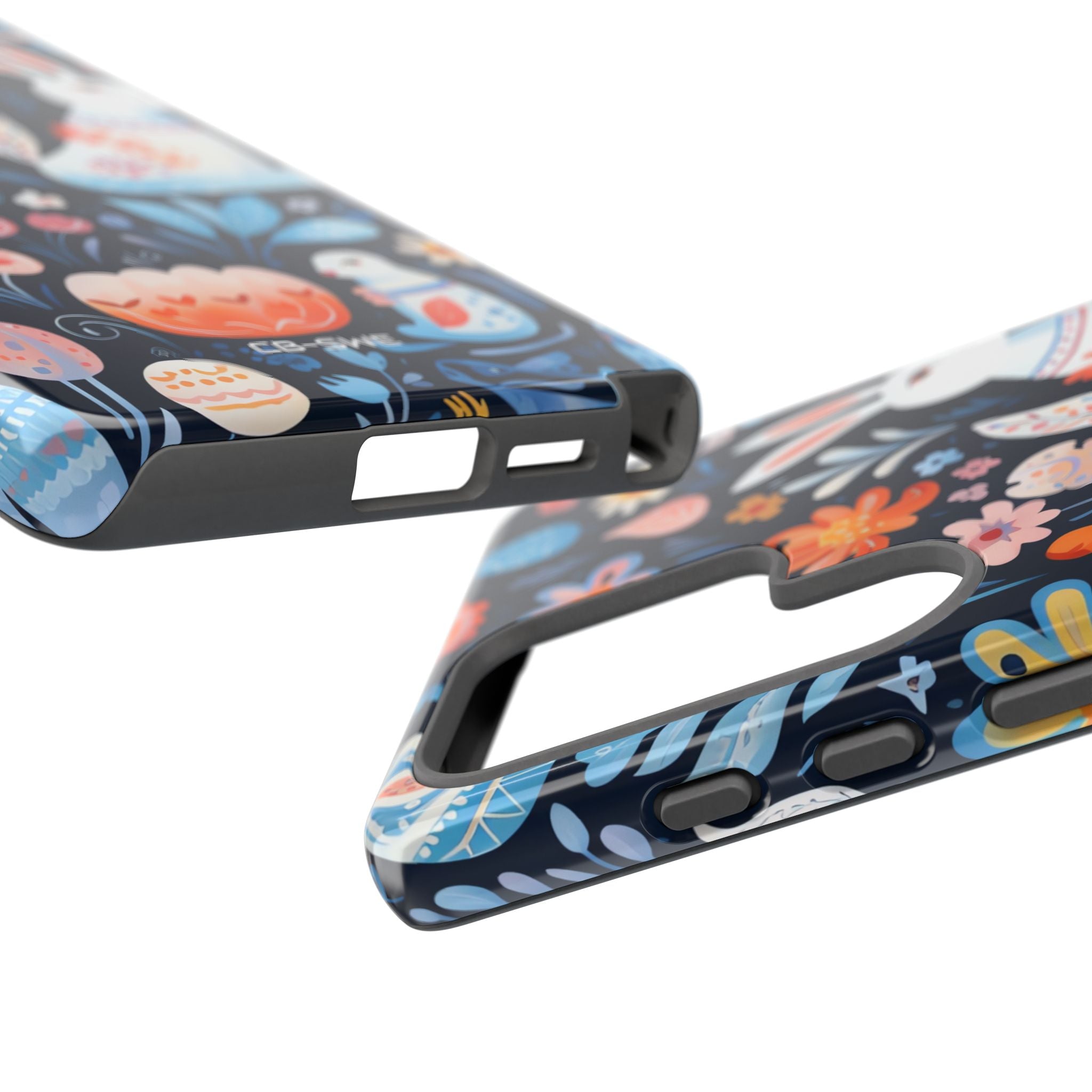 Bunnies Play Among Flowers - Samsung Case