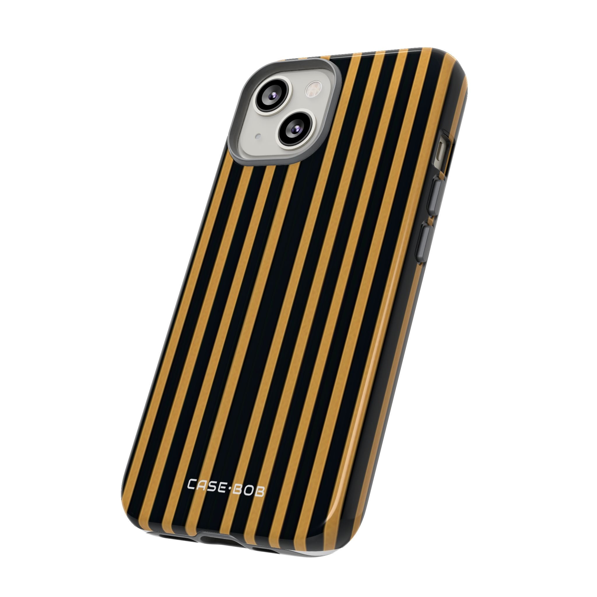 Golden Stripes iPhone 14 Case - Tough