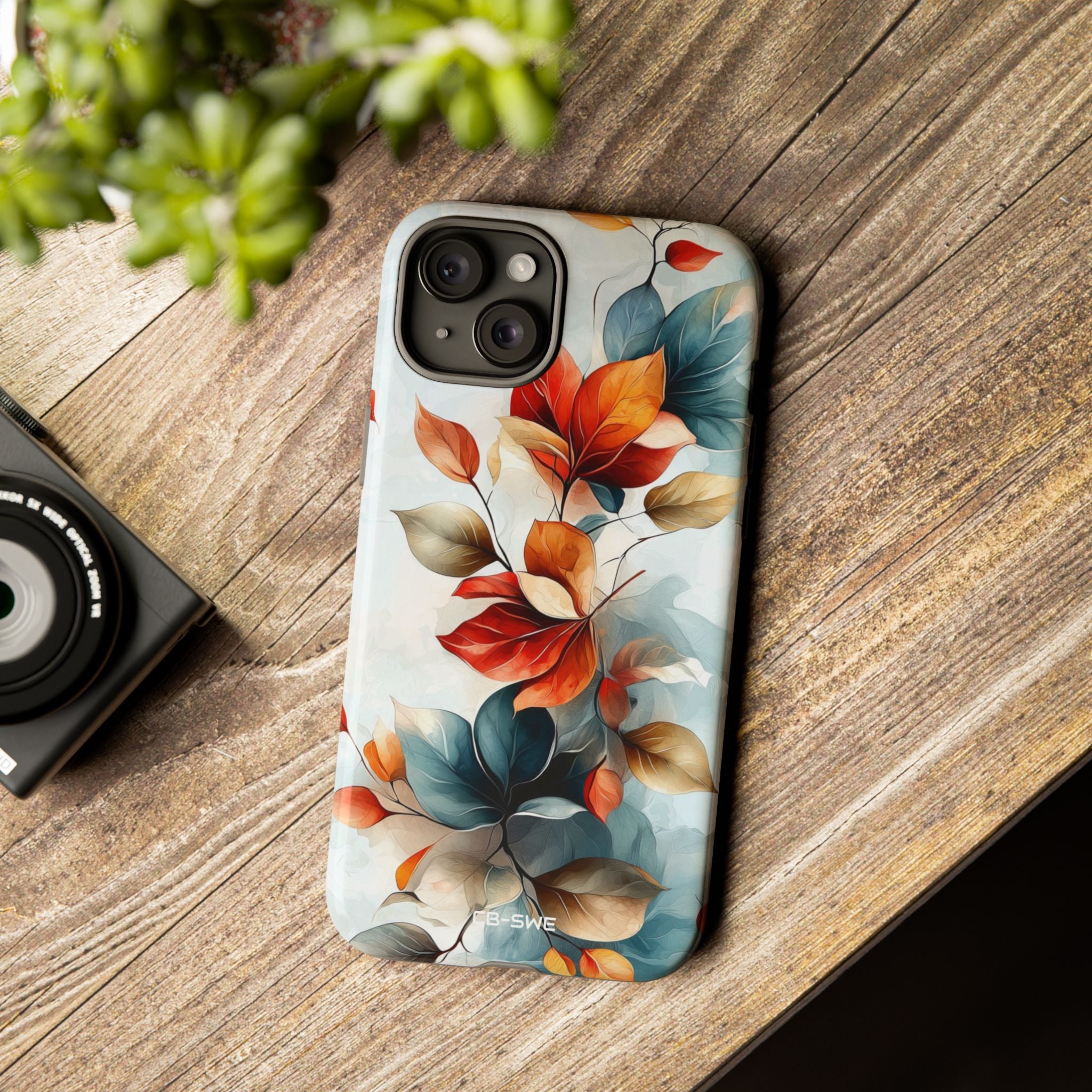 Vibrant Foliage Dance - iPhone Case