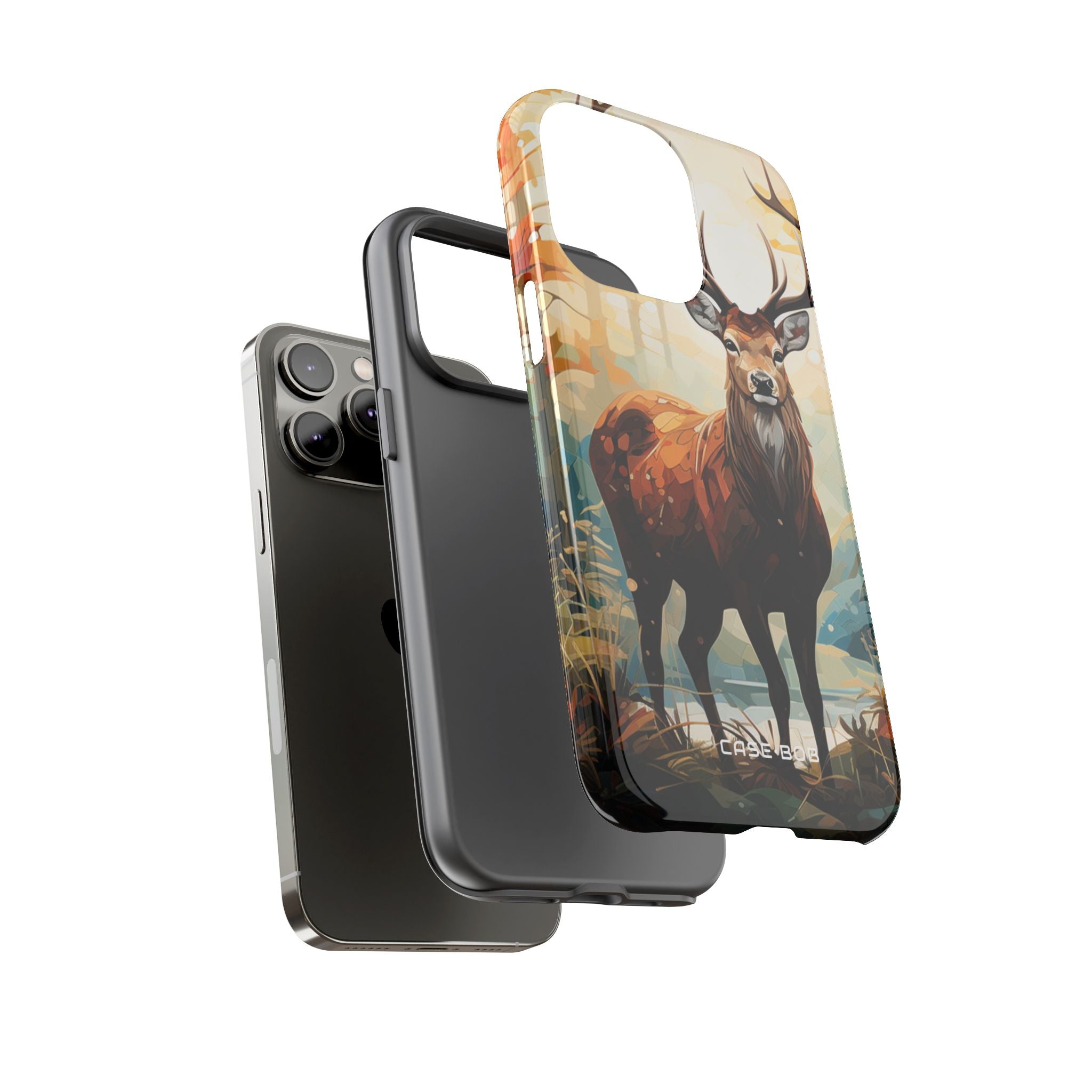 Glowing Stag iPhone 14 Pro Max Case - Tough