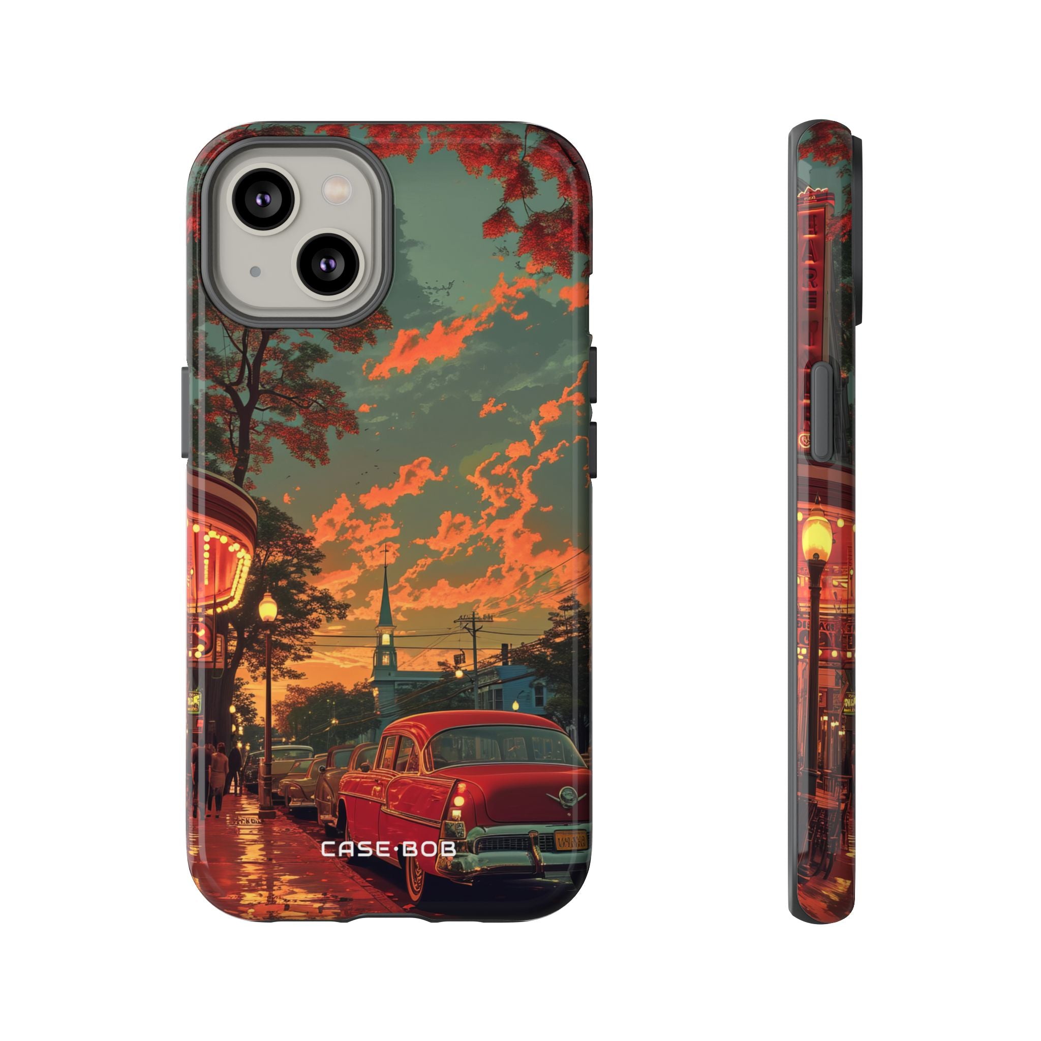 Crimson Classic iPhone 14 Case - Tough