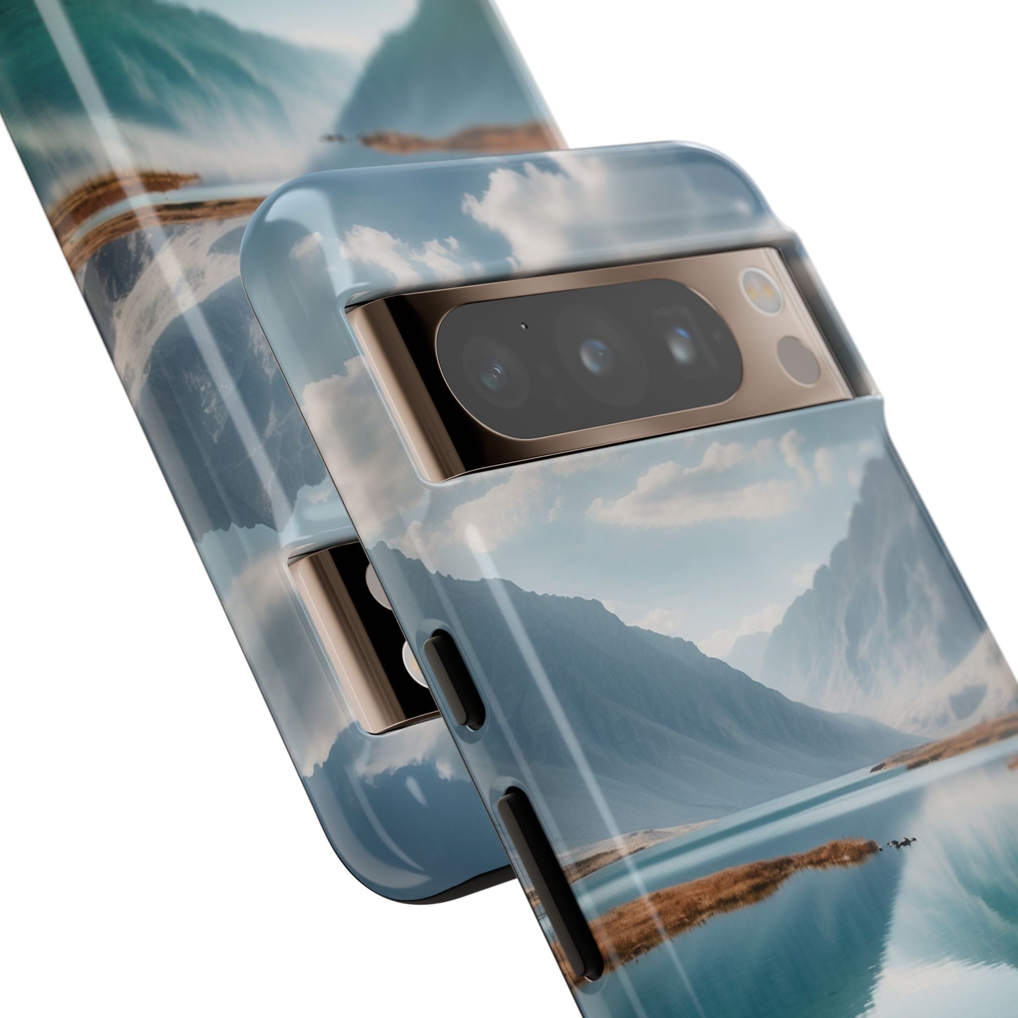 Mountain Reflections Swim - Google Pixel Case