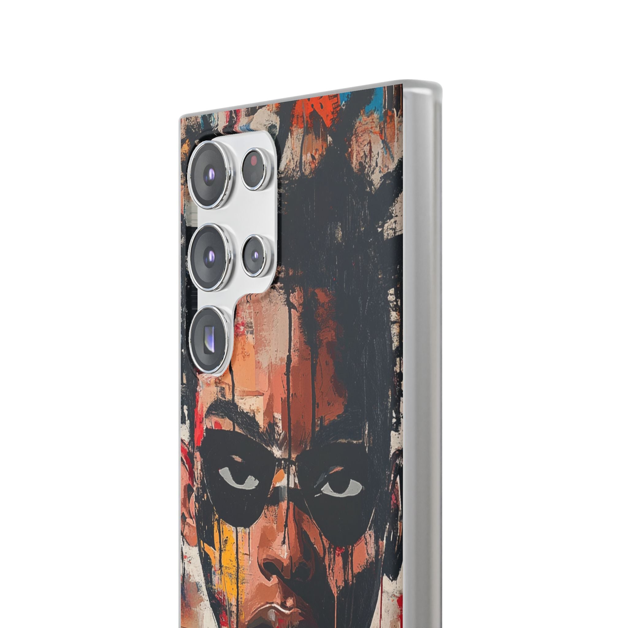 Masked Portrait Drips Samsung S23 Ultra Case - Soft