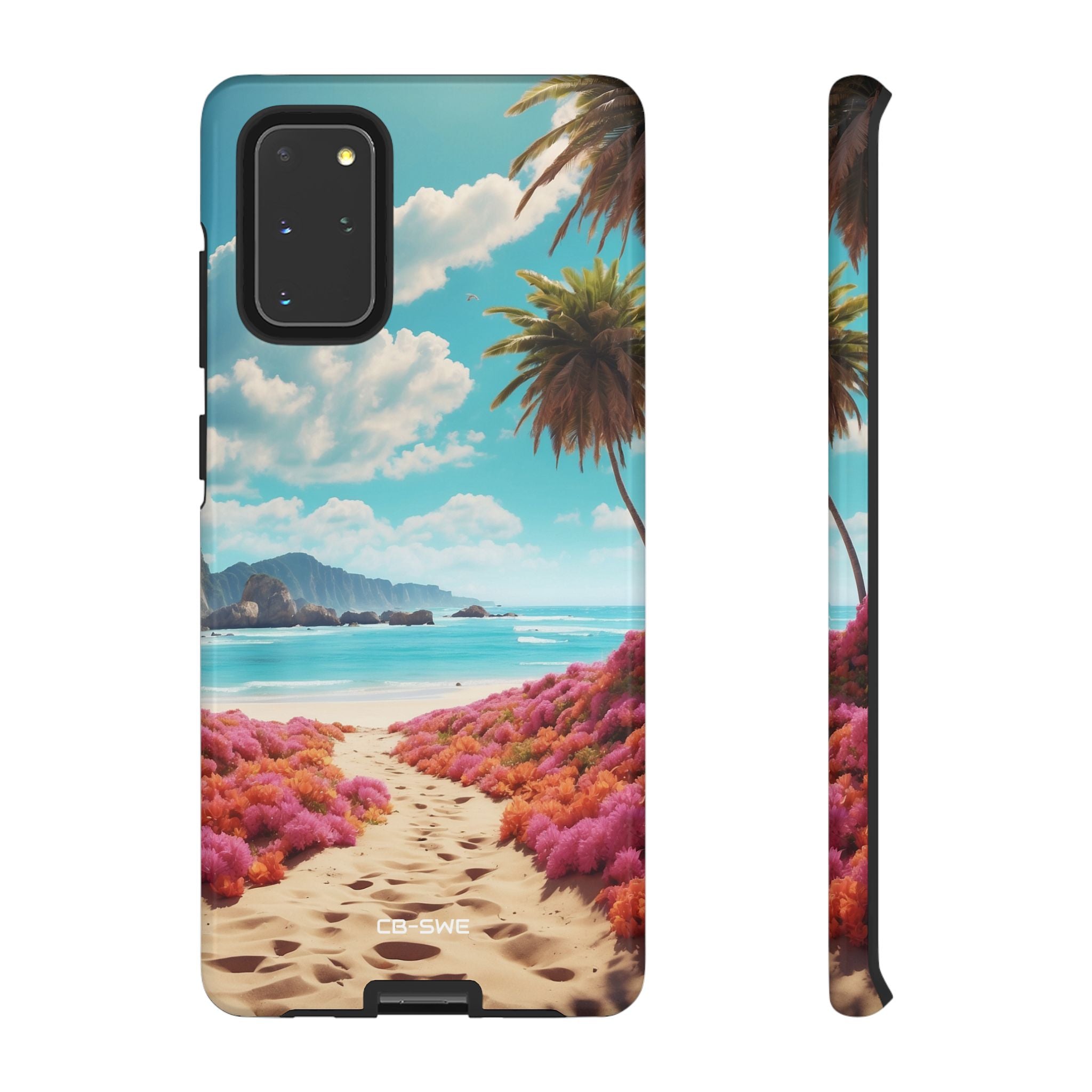 Tropical Flowers Frame - Samsung Case