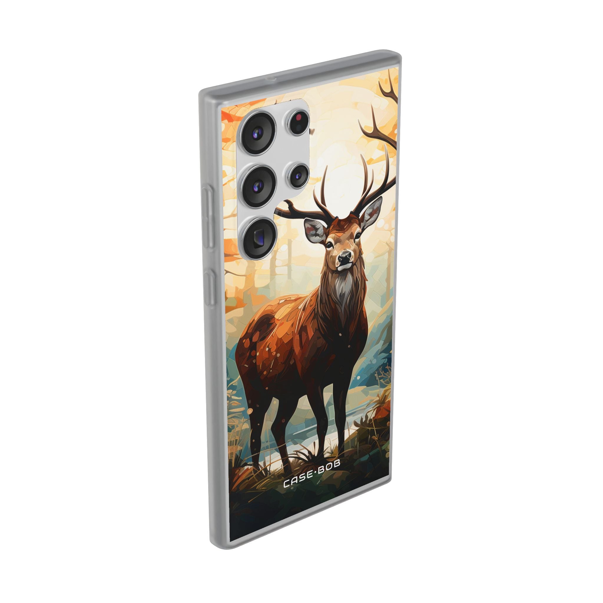 Glowing Stag Samsung S23 Ultra Case - Soft
