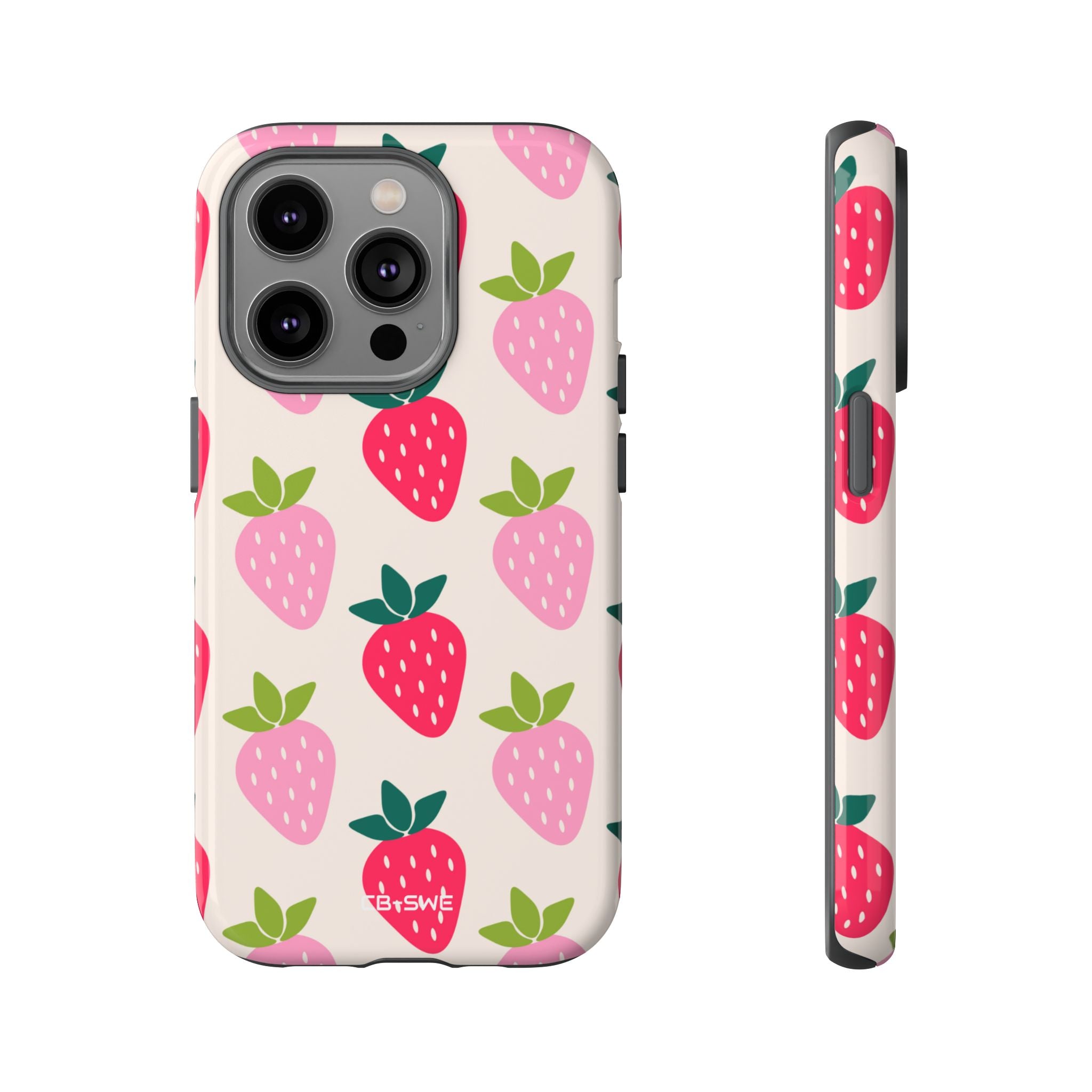 Vibrant Strawberry Rhythm - iPhone Case