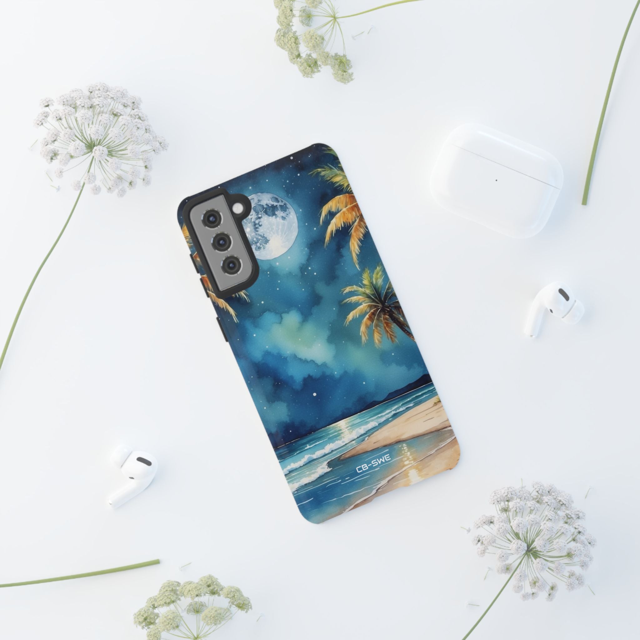 Moonlight Kisses Waves - Samsung Case
