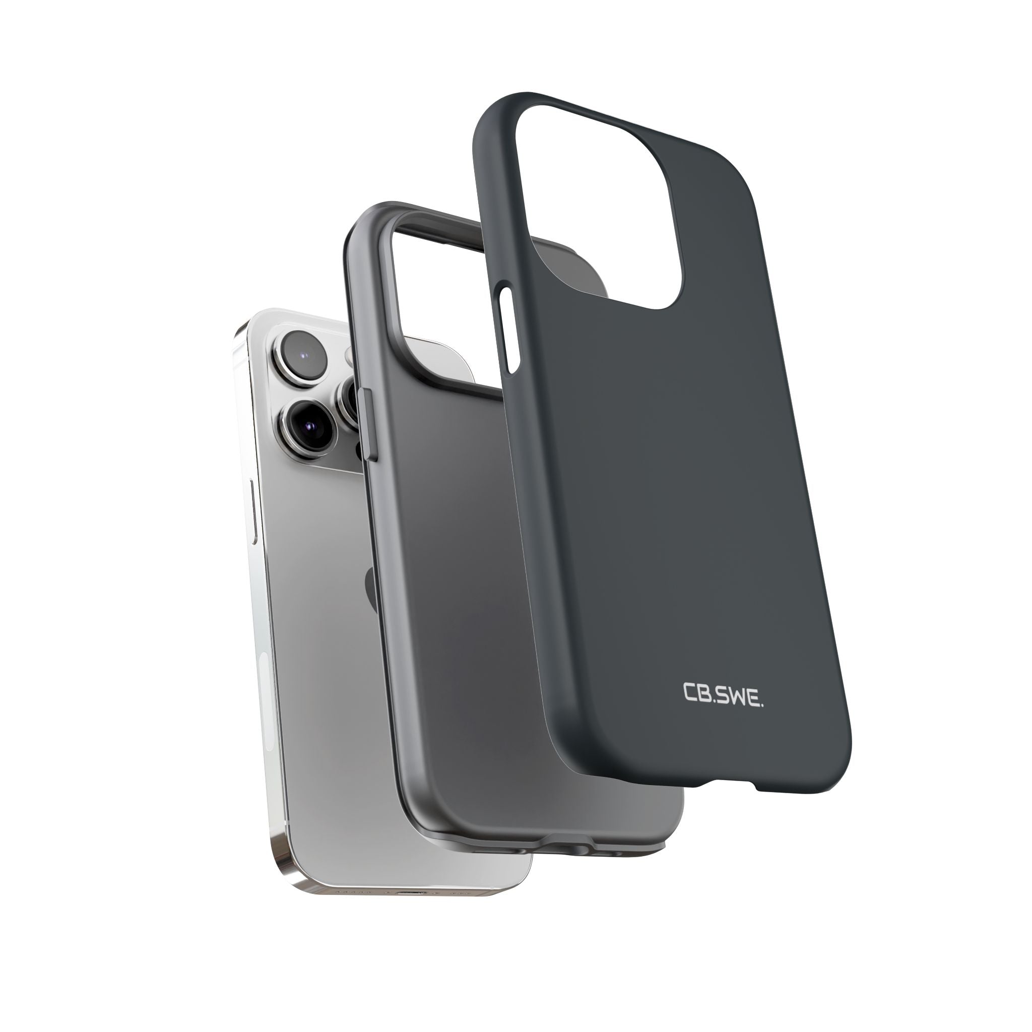 Gunmetal iPhone Hülle - Robust