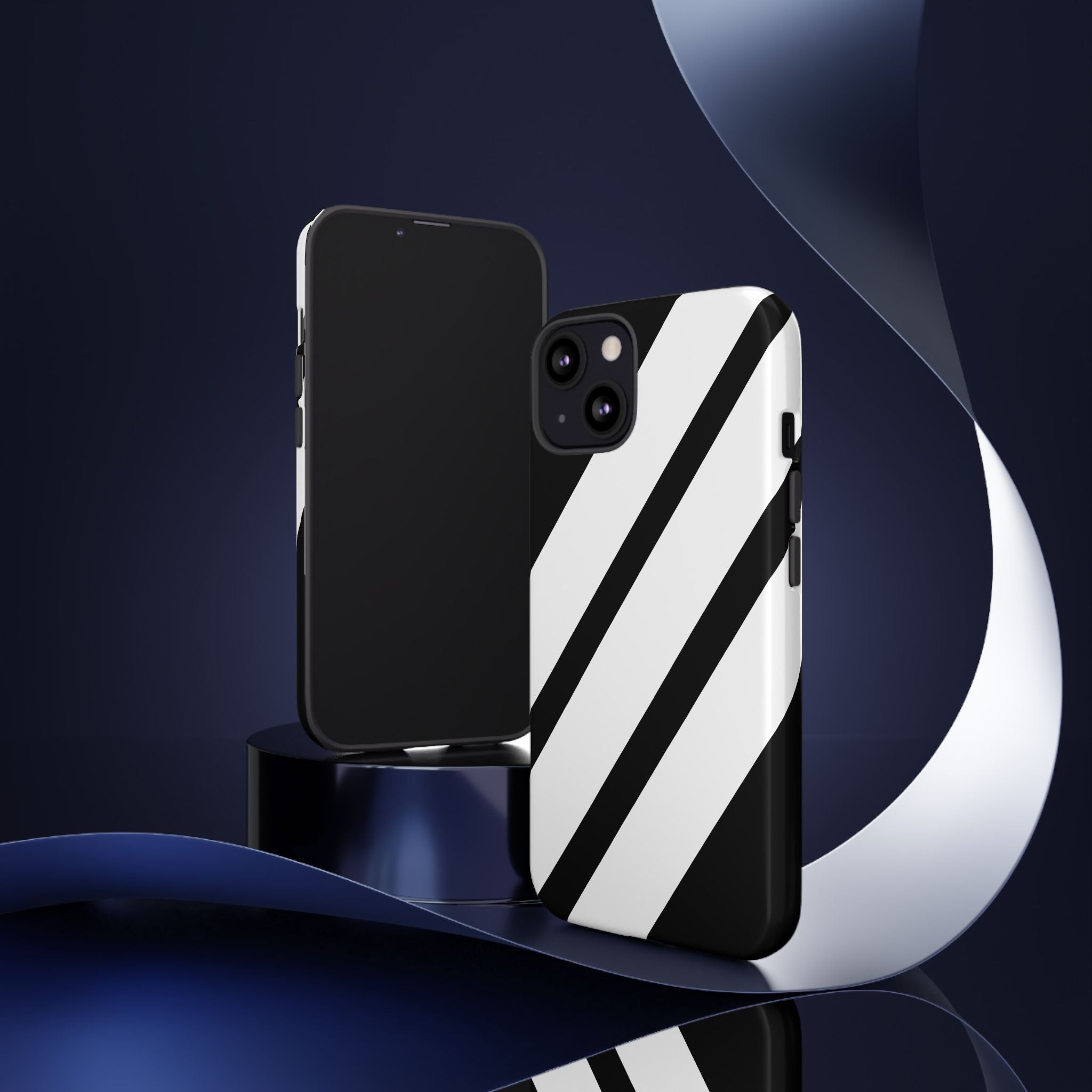 Monochrome Diagonal Symmetry - iPhone Case