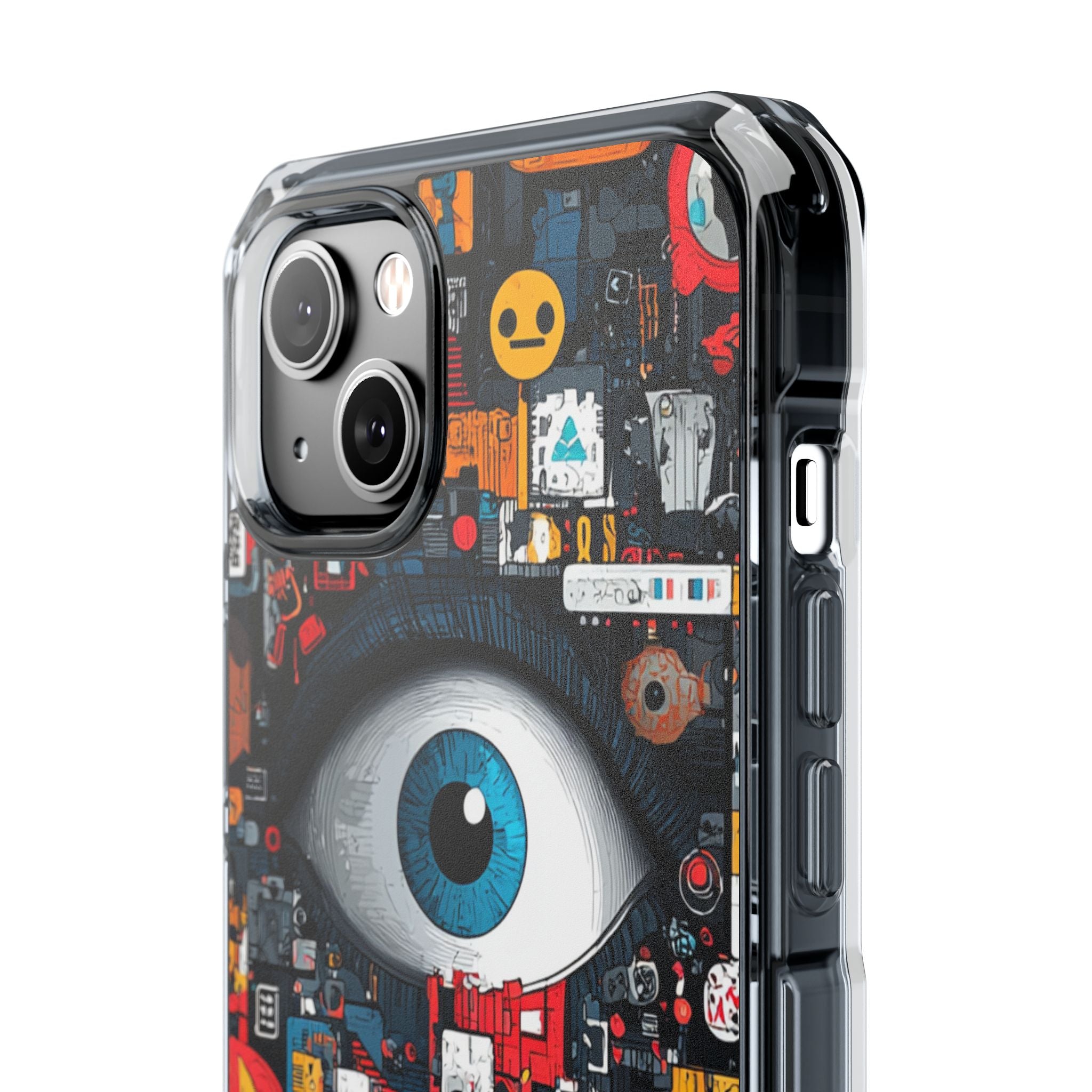 Digital Eye Blue iPhone 14 Plus Case - Impact