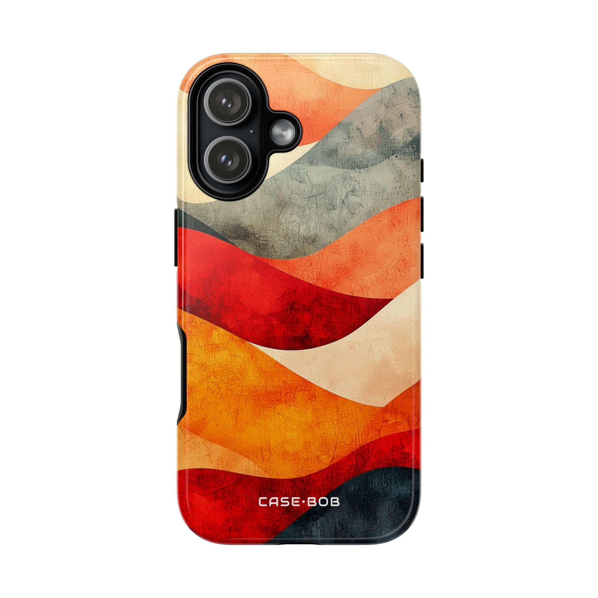 Cracked Wave Sunset iPhone 17 Case - Tough