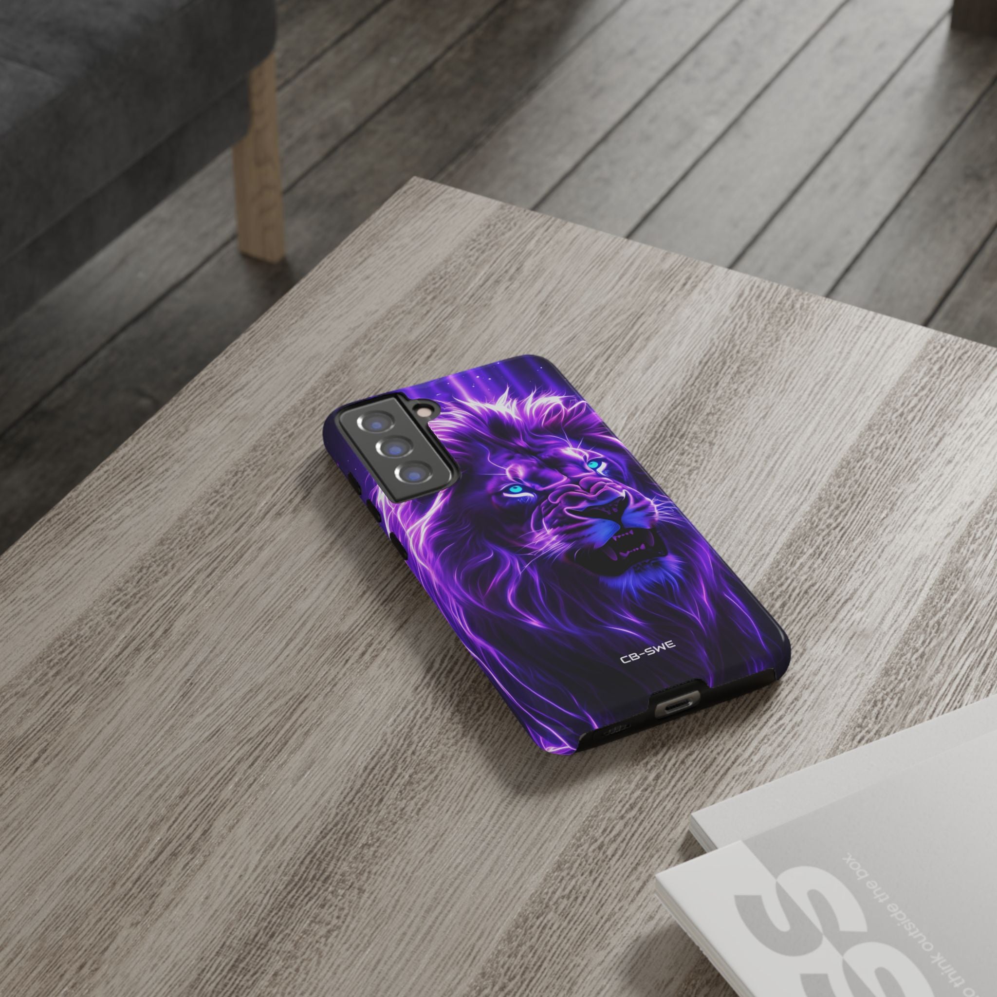 Neon Lion Majesty - Samsung Case