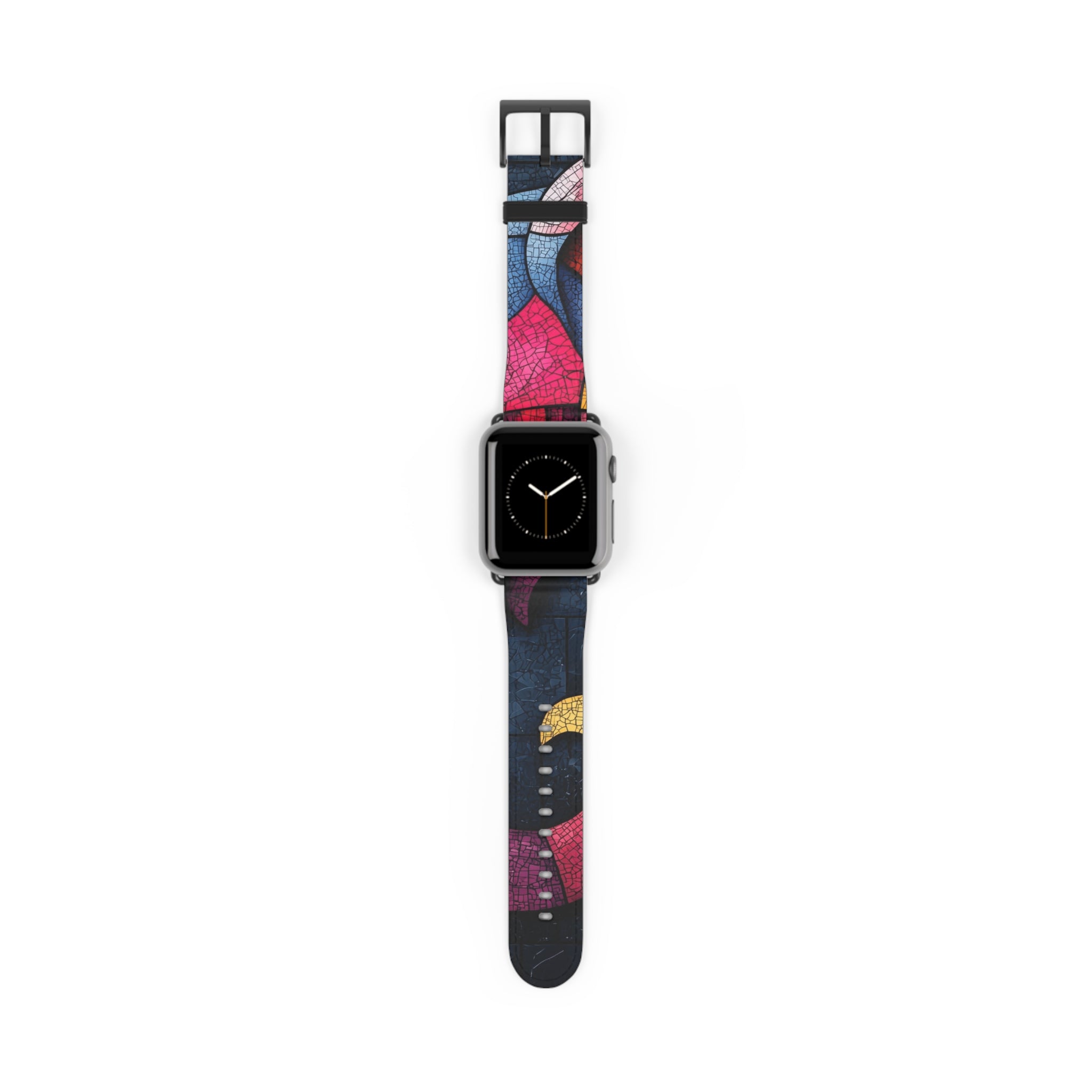 Blue Mosaic Elephant - Horlogeband