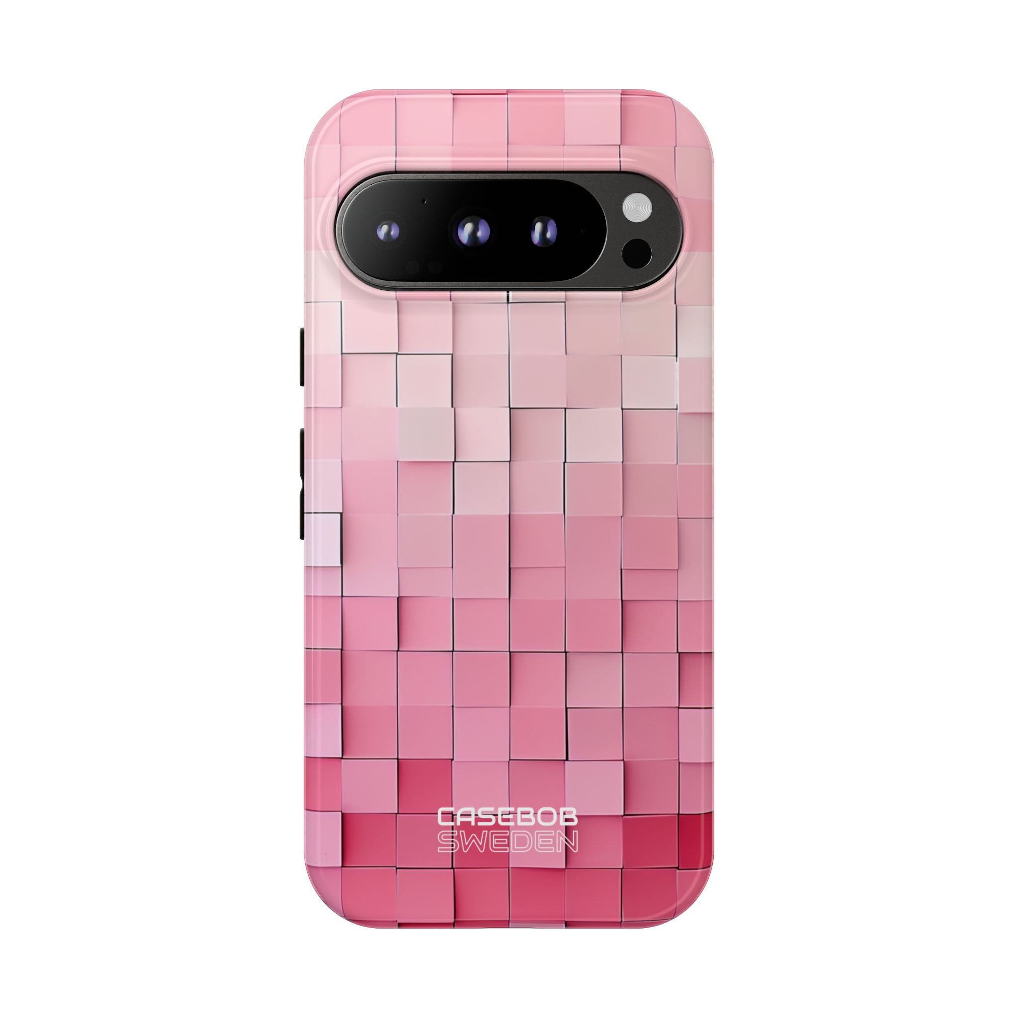 Pink Mosaic Glow Google Pixel 9 - Tough