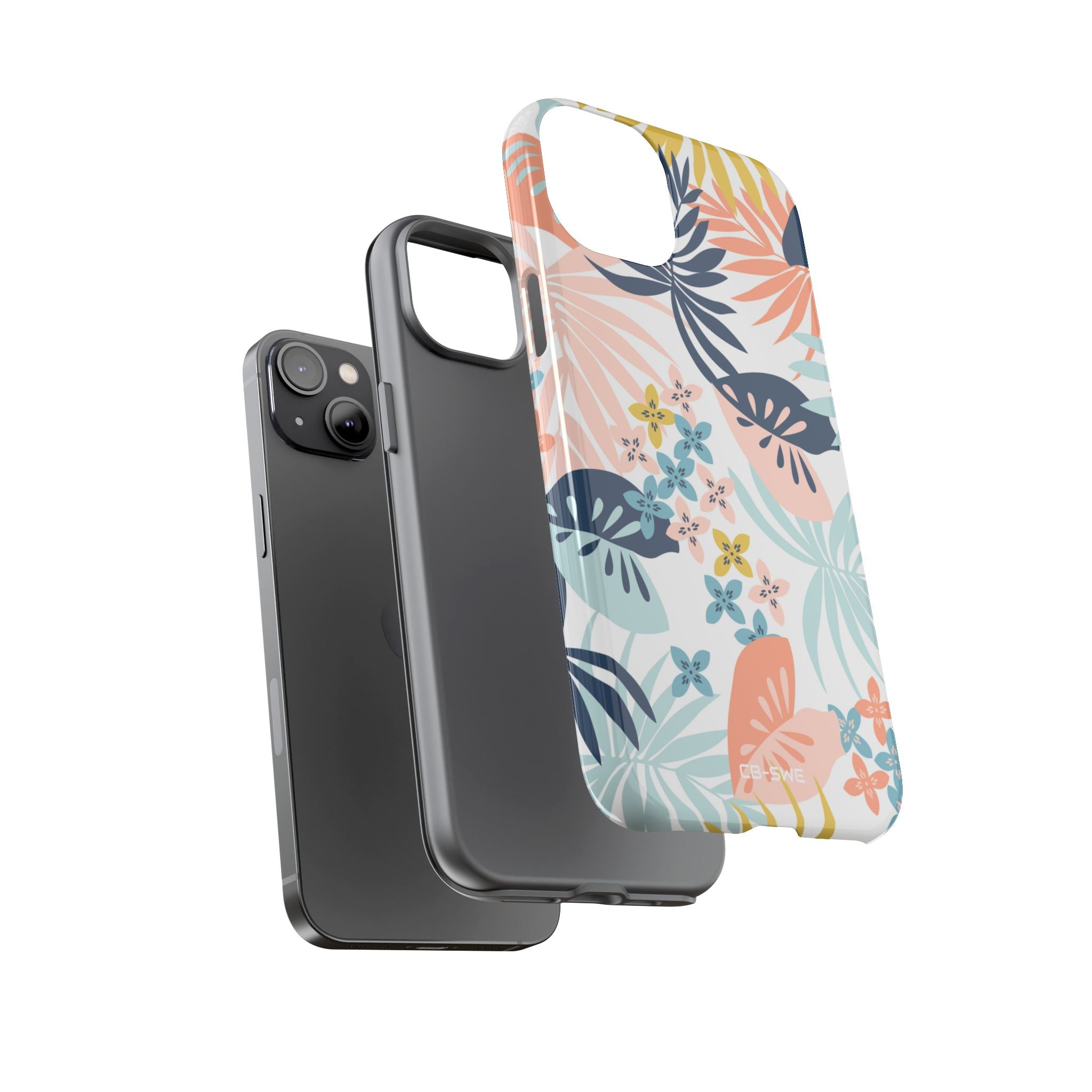 Tropical Foliage Blooms - iPhone Case