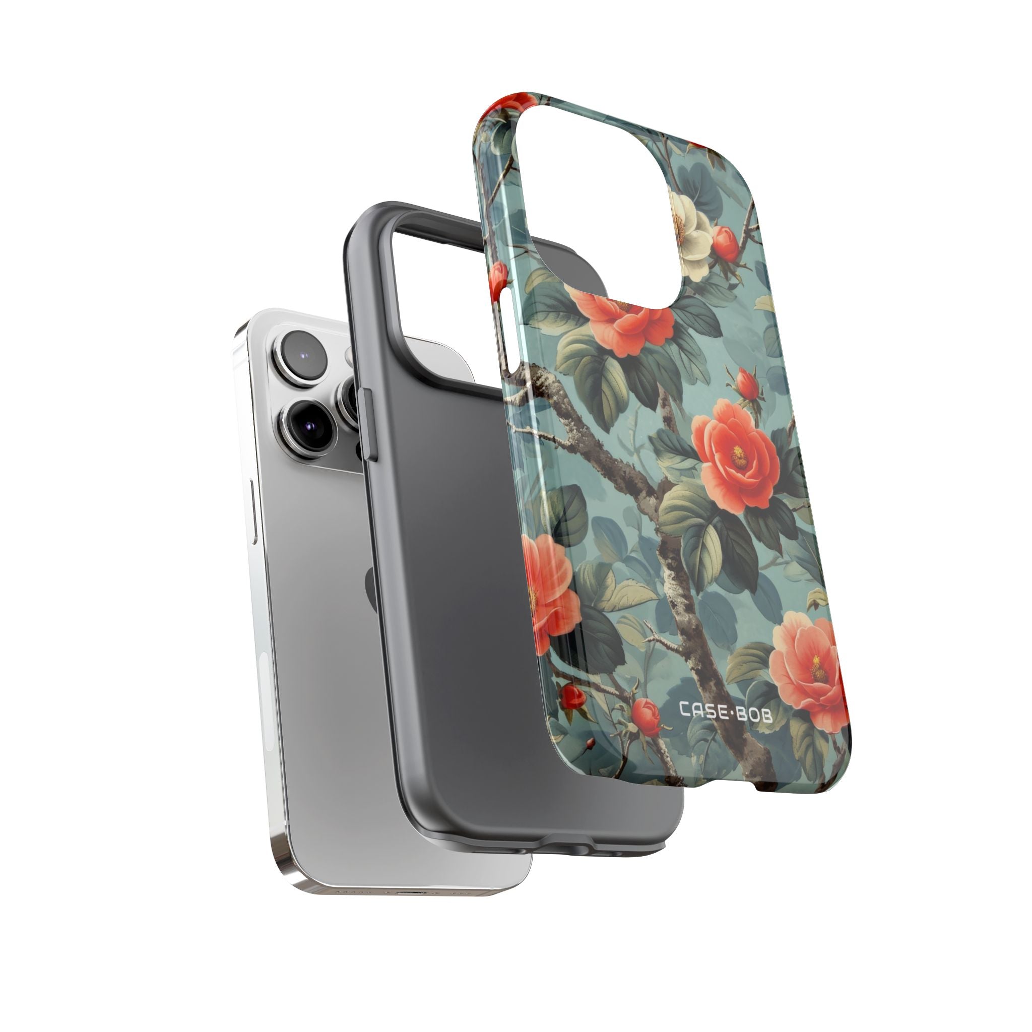 Coral Bloom iPhone 14 Pro Case - Tough