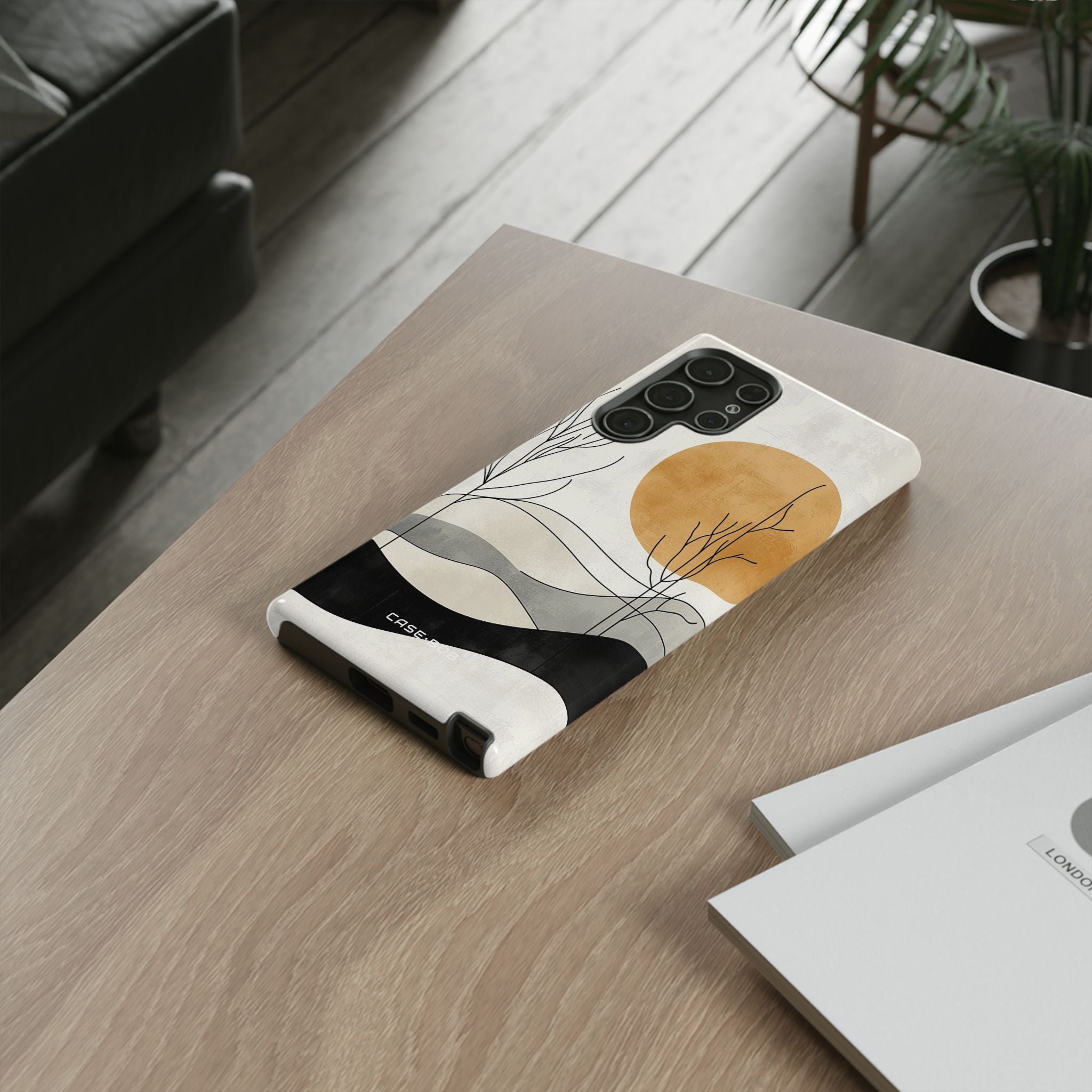 Orange Halo Samsung S22 Ultra Case - Tough