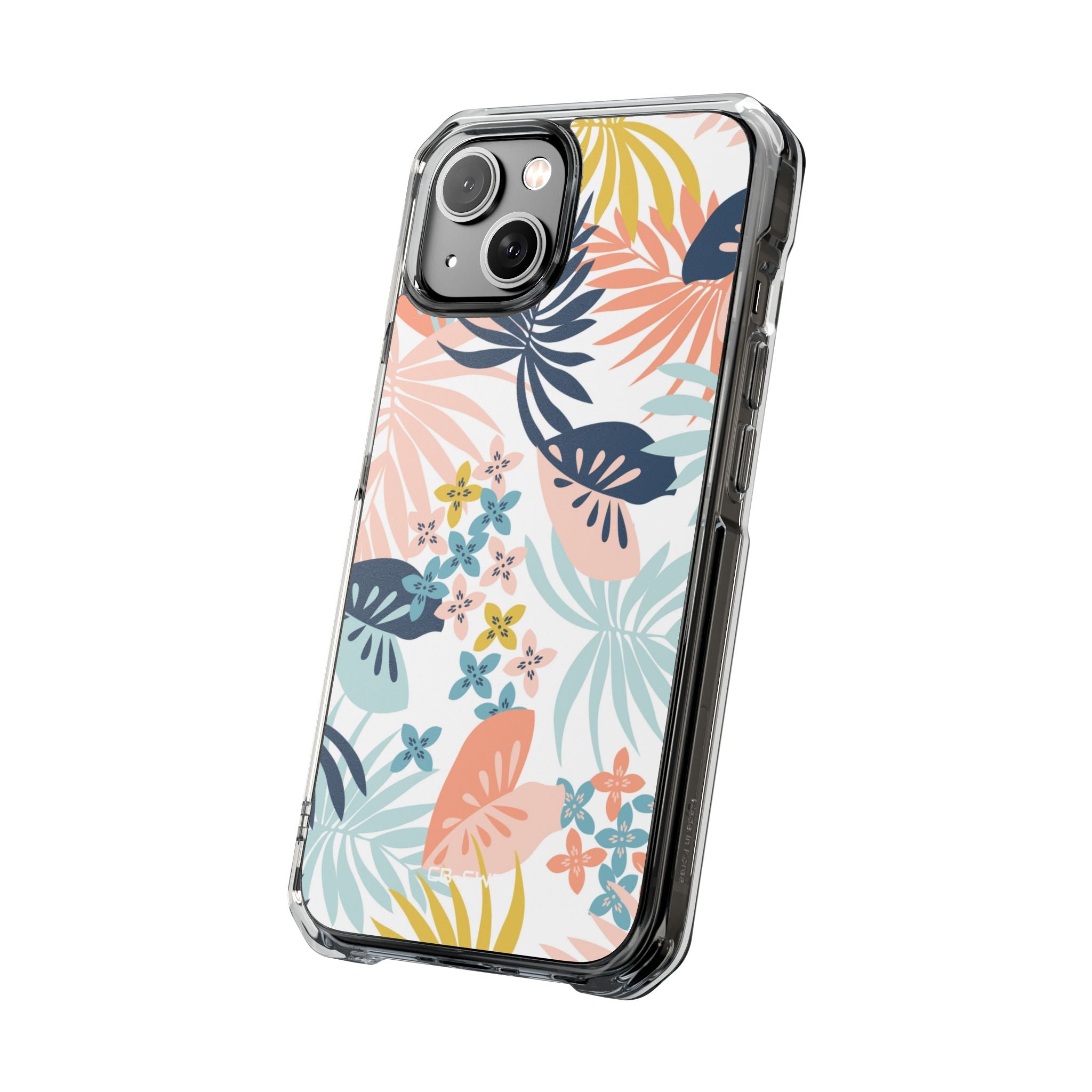 Tropical Foliage Blooms iPhone Case - Impact