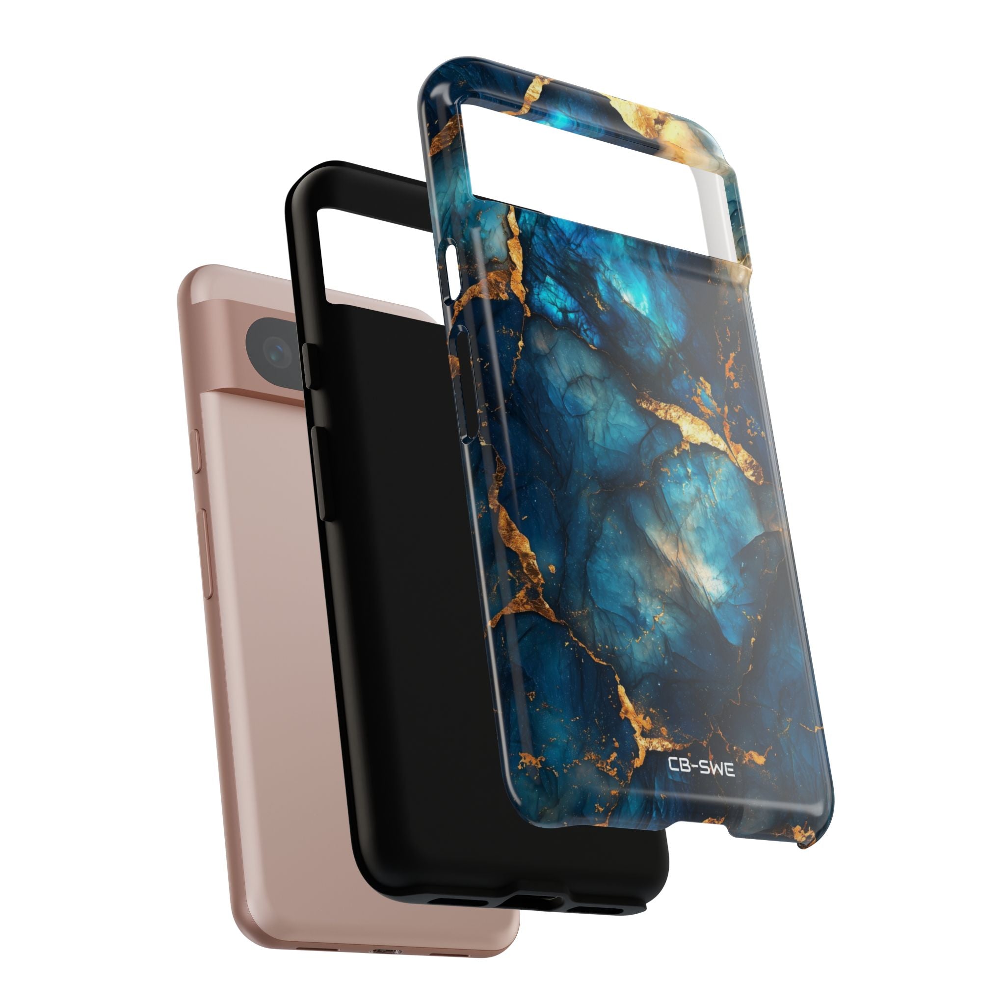 Luminous Gold Veins - Google Pixel Case