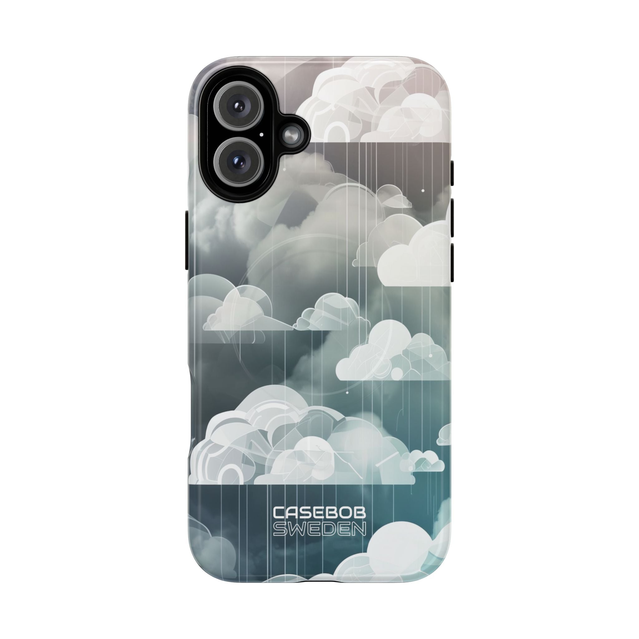 Silver Dream Clouds iPhone 16 - Tough+