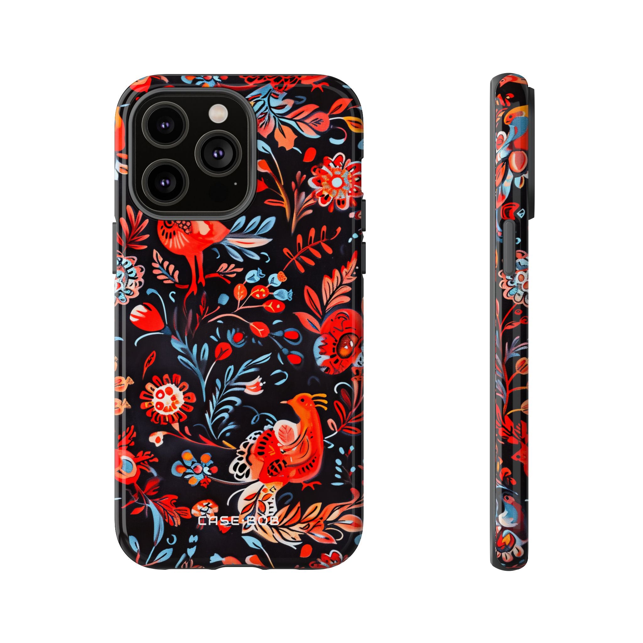 Vivid Birdscape iPhone 14 Pro Max Case - Tough