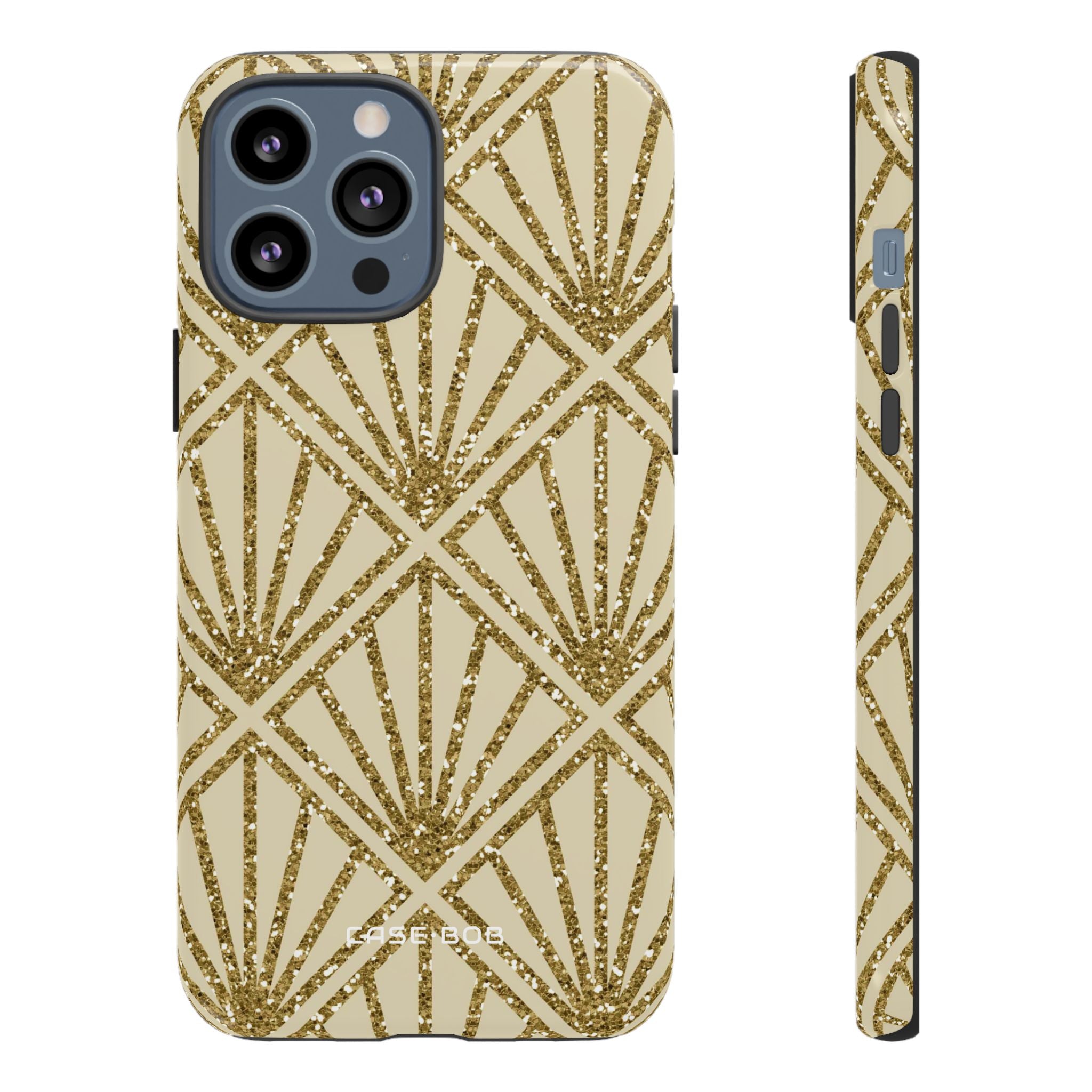Gold Diamond Radiance iPhone 13 Pro Max Case - Tough