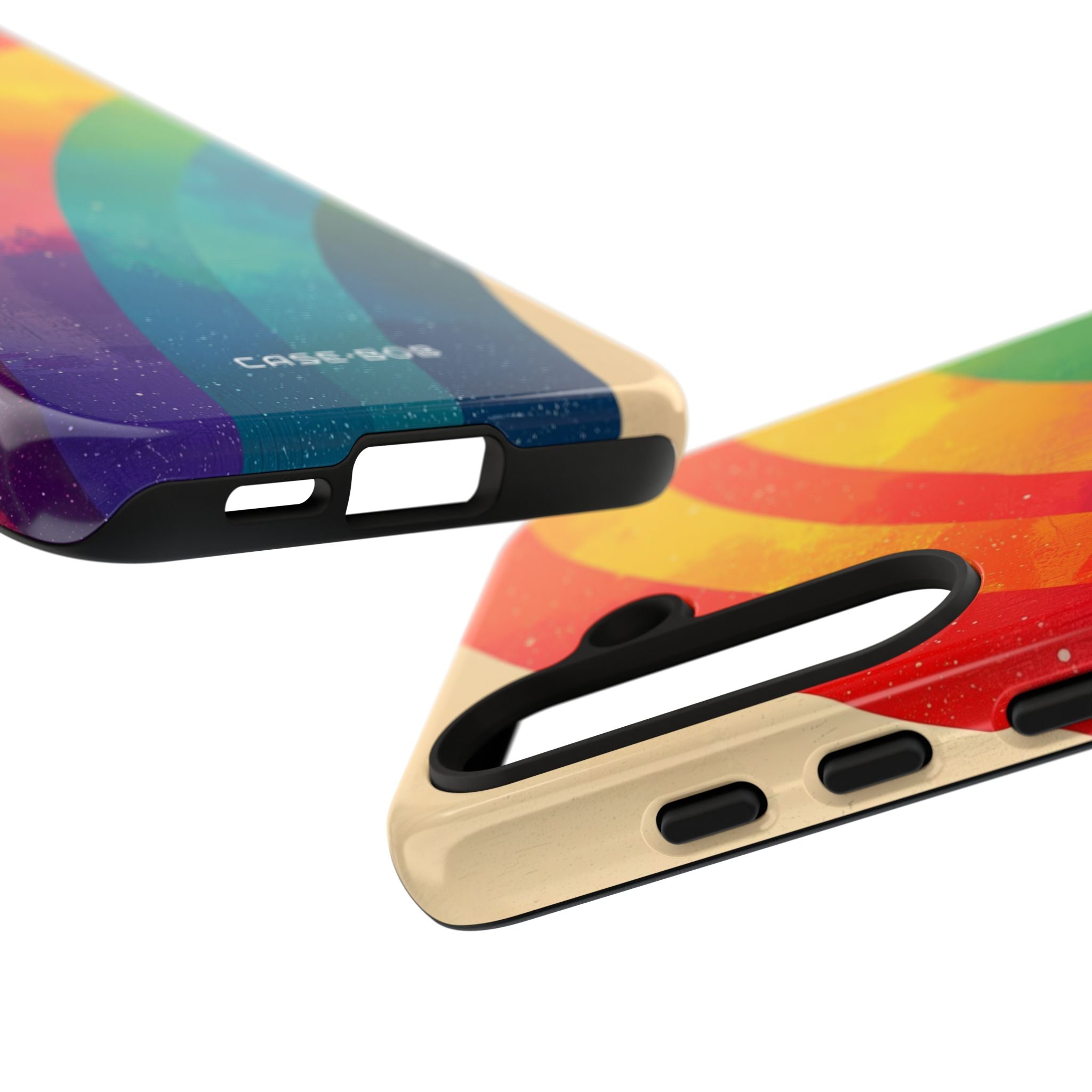 Textured Rainbow Arc Samsung S24 Case - Tough