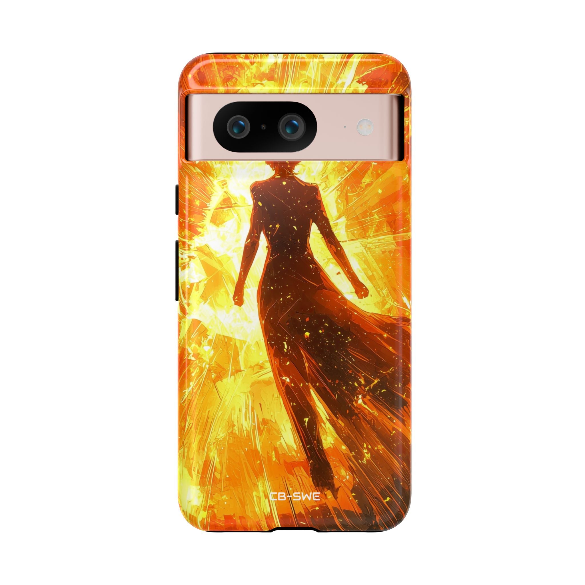 Fiery Energy Erupts - Google Pixel Case