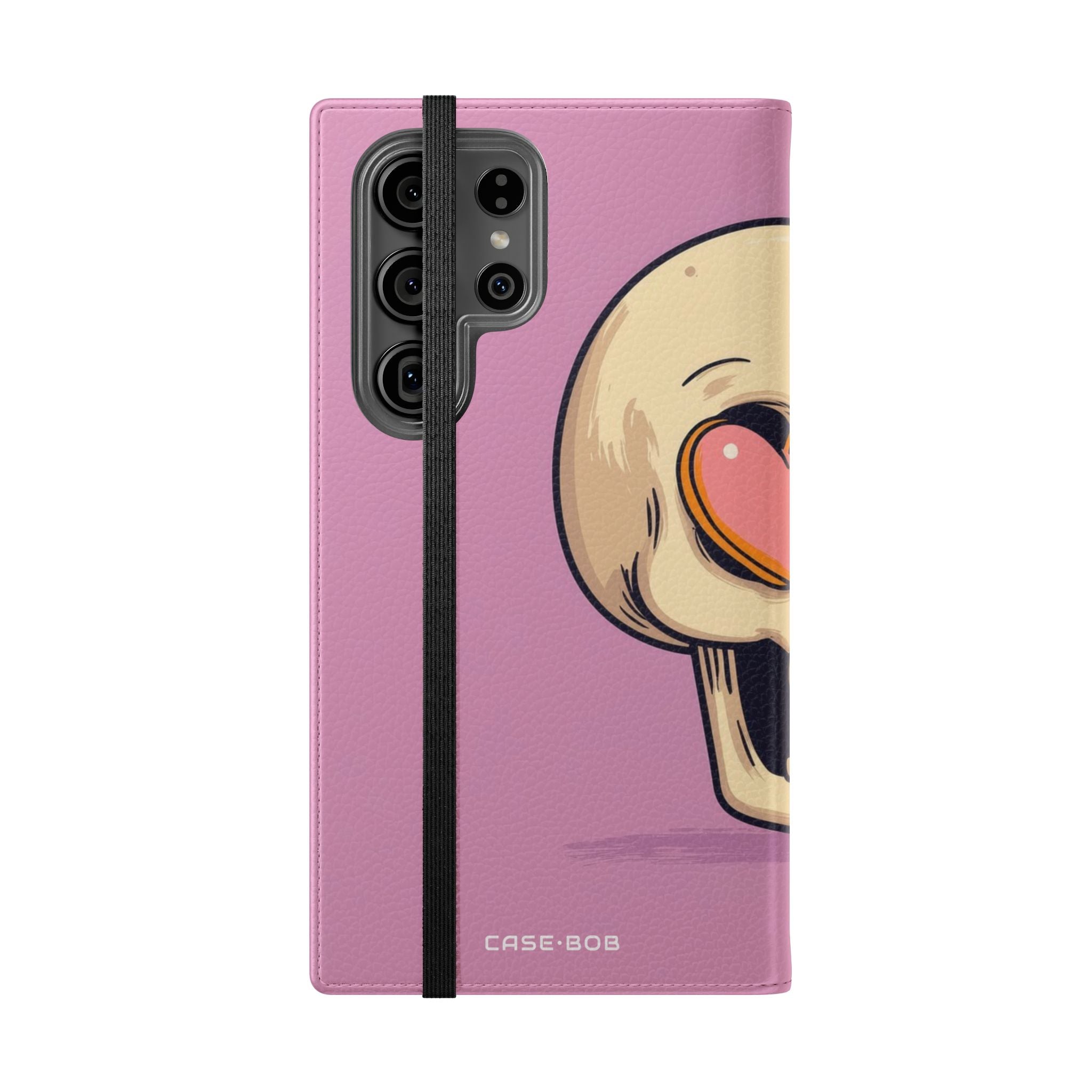 Heart Eyes Skull - Samsung S23 Ultra Case - Wallet