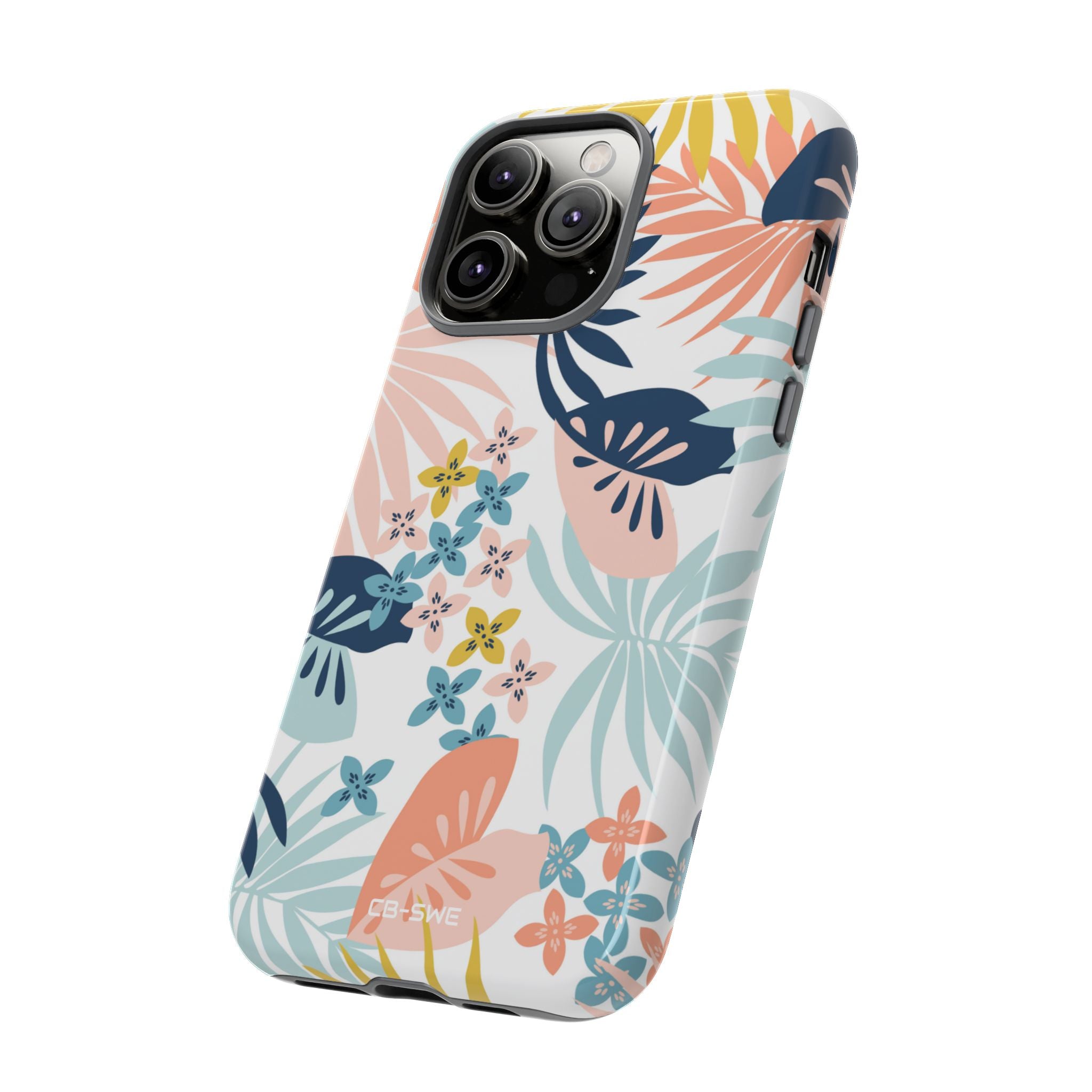 Tropical Foliage Blooms - iPhone Case